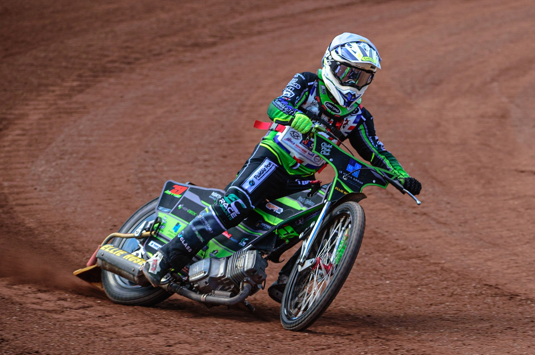MANCHESTER, UK. JUN 3RD Luke Harrison (9) in action   during the British Youth Speedway Championship (Round 4)  at the National Speedway Stadium, Manchester on Friday 3rd June 2022. (Credit: Ian Charles | MI News)