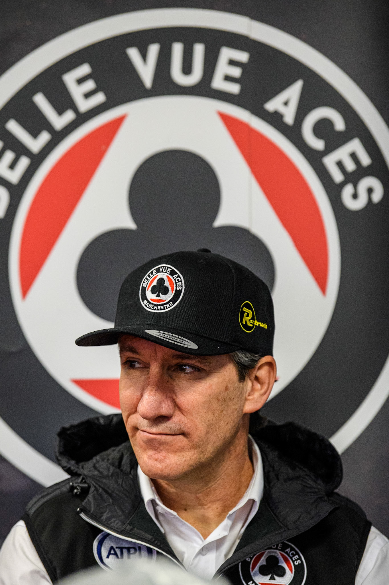 Belle Vue Aces' Team Manager Mark Lemon during the Belle Vue Aces Media Day at the National Speedway Stadium, Manchester on Monday 11th March 2024. (Photo: Ian Charles | MI News)