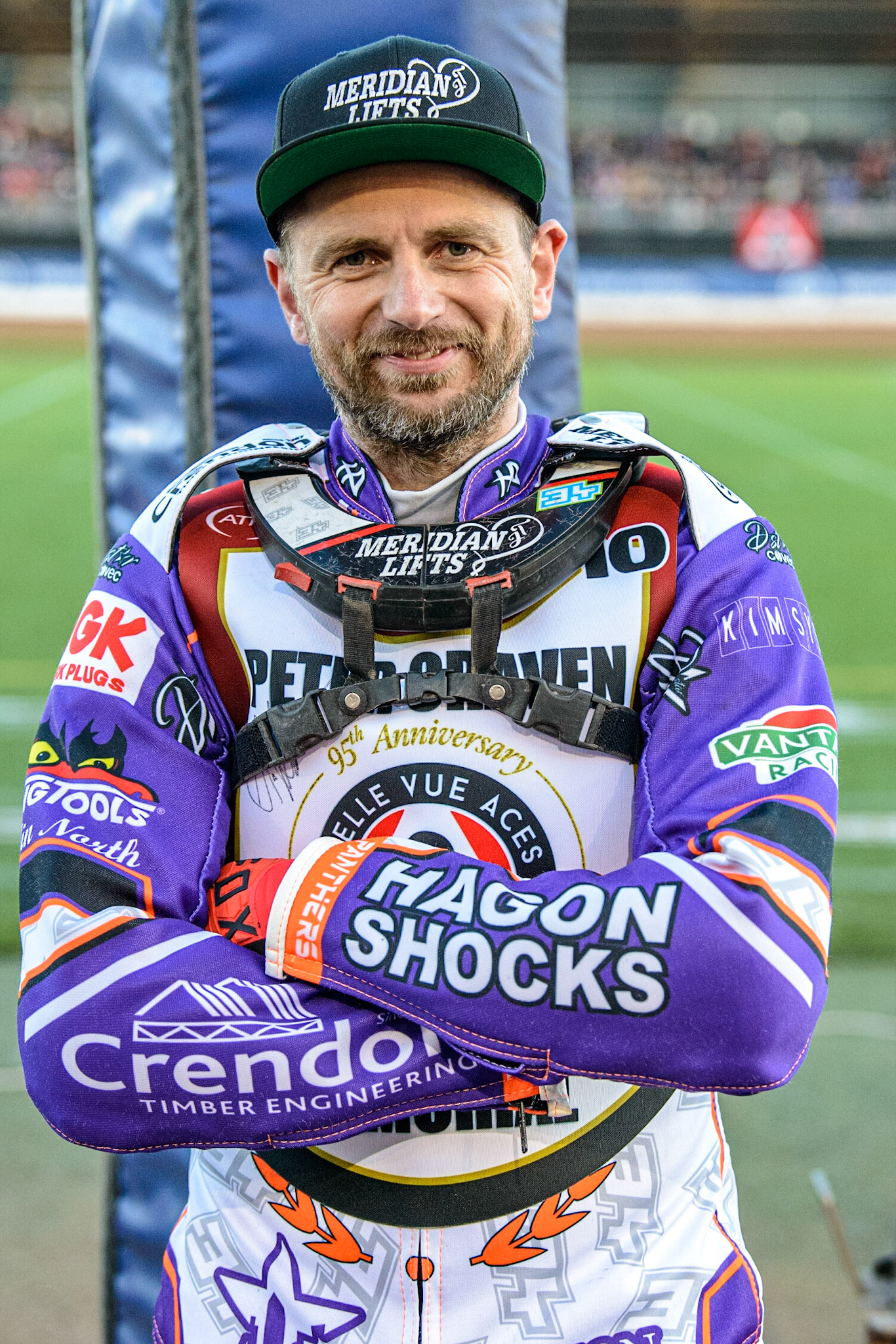 Hans Andersen  during the Peter Craven Memorial Trophy  at the National Speedway Stadium, Manchester on Monday 3rd April 2023. (Photo: Ian Charles | MI News)