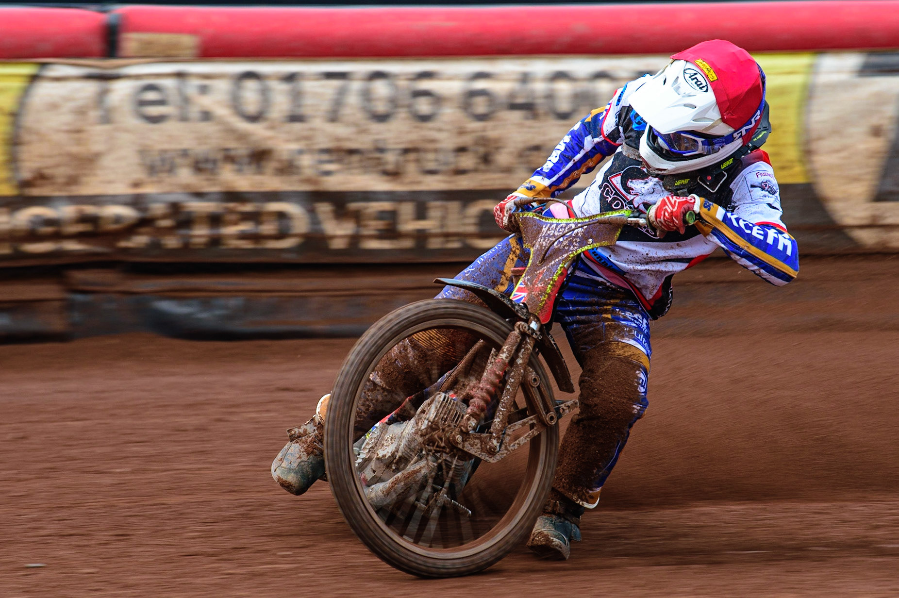 MANCHESTER, UK.  JUN 3RD Jake Mulford   in action  for Belle Vue Cool Running Colts   during the National Development League match between Belle Vue Colts and Oxford Chargers at the National Speedway Stadium, Manchester on Friday 3rd June 2022. (Credit: Ian Charles | MI News)