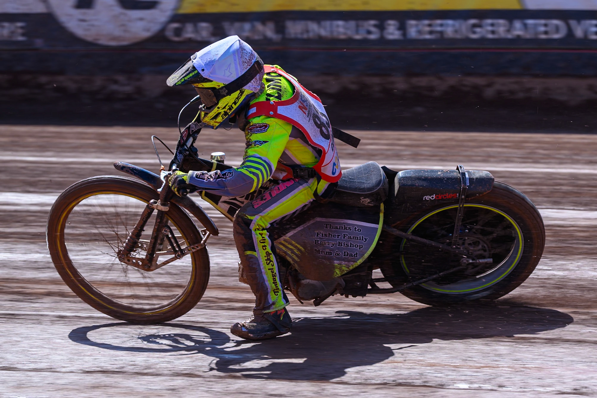 BRITISH YOUTH CHAMPIONSHIP 125cc George Climo (83) in action during the British Youth Championship (125cc) at the National Speedway Stadium, Manchester on Sunday 19th July 2026. (Photo: Ian Charles | MI News)
