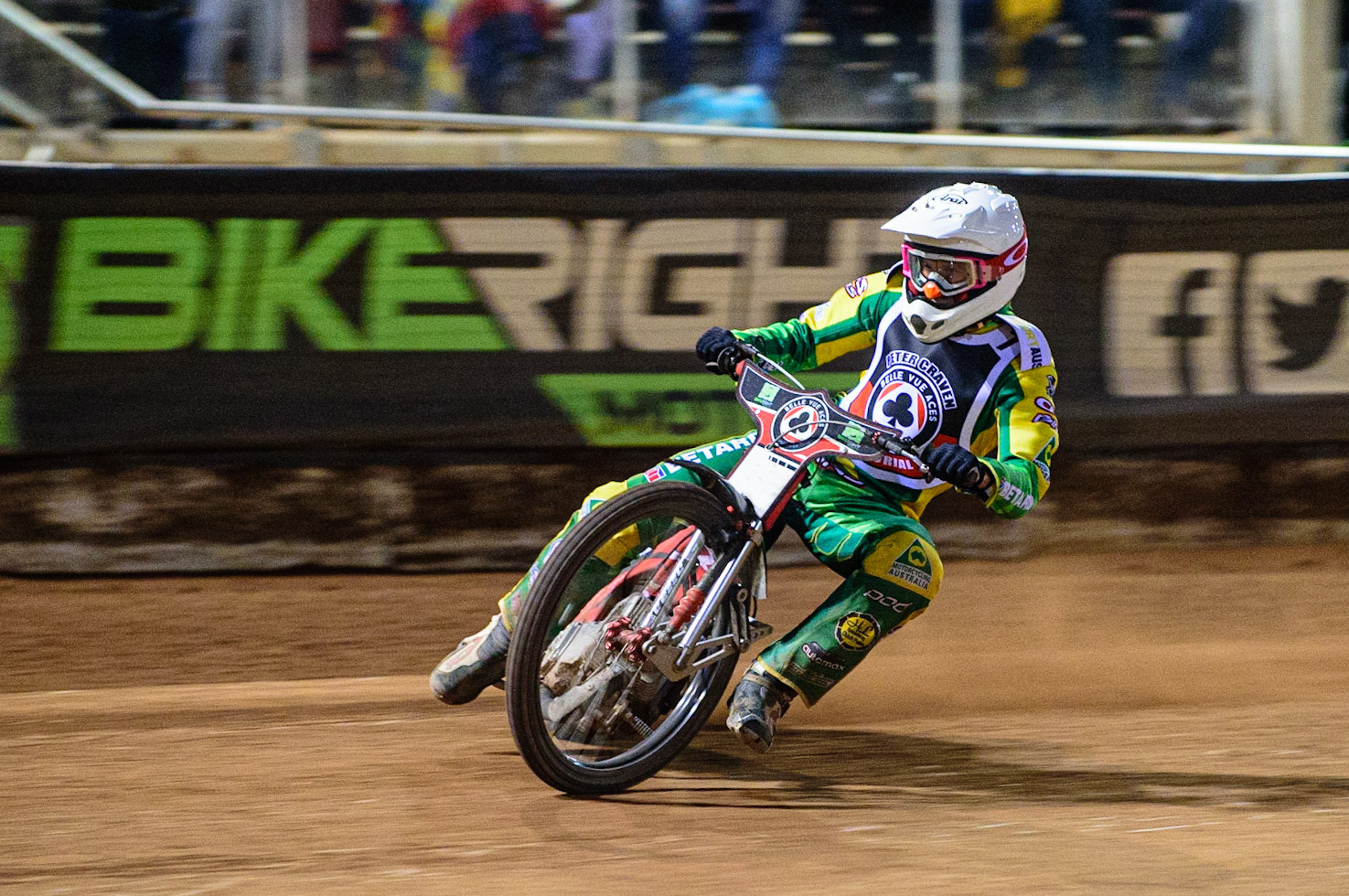 MANCHESTER, UK. OCT 23RD  Max Fricke  in action  during the Peter Craven Memorial Trophy event at the National Speedway Stadium, Manchester on Saturday 23rd October 2021. (Credit: Ian Charles | MI News)