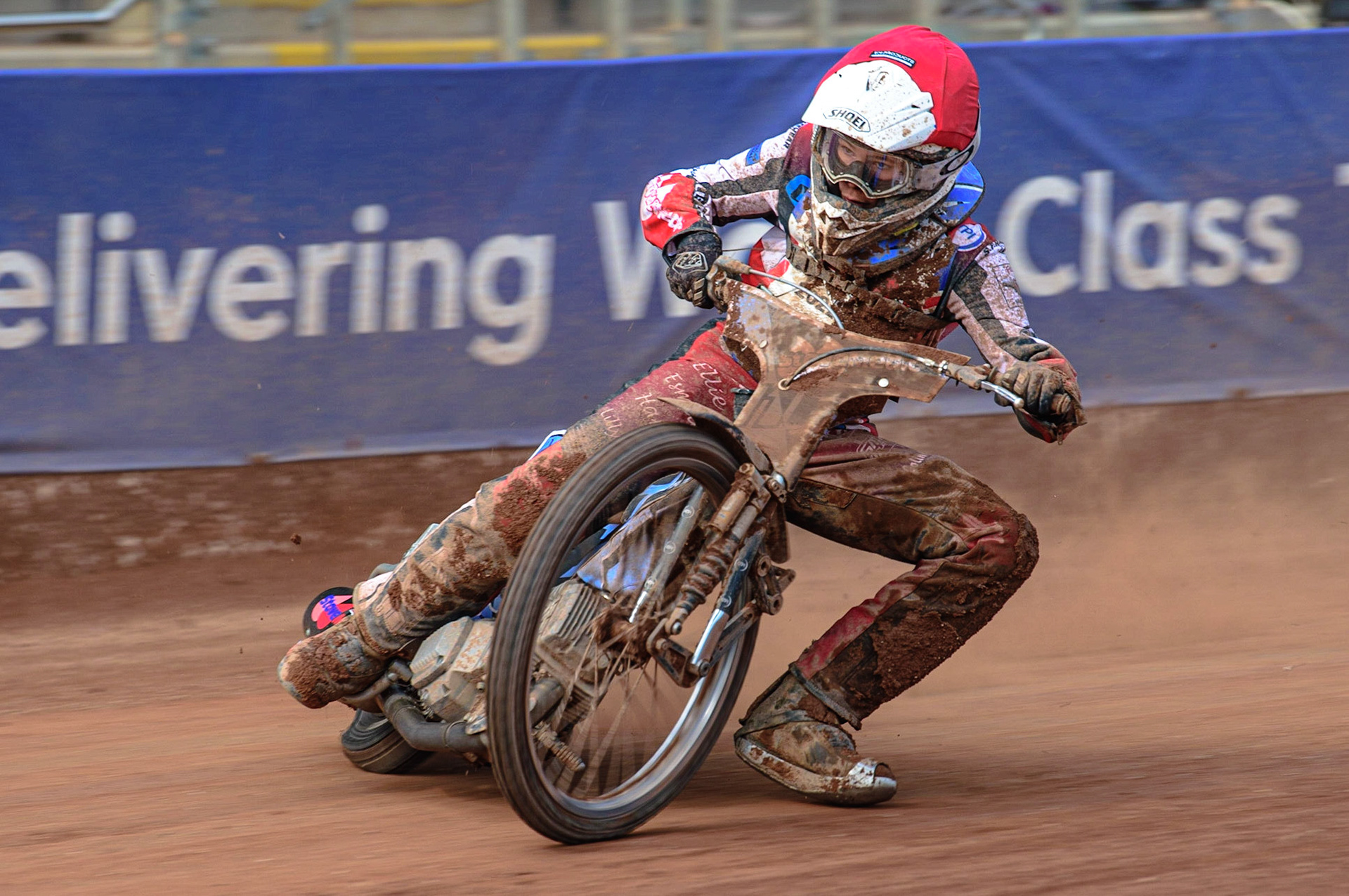 MANCHESTER, UK. JUN 3RD Sam McGurk (116) in action  during the British Youth Speedway Championship (Round 4)  at the National Speedway Stadium, Manchester on Friday 3rd June 2022. (Credit: Ian Charles | MI News)