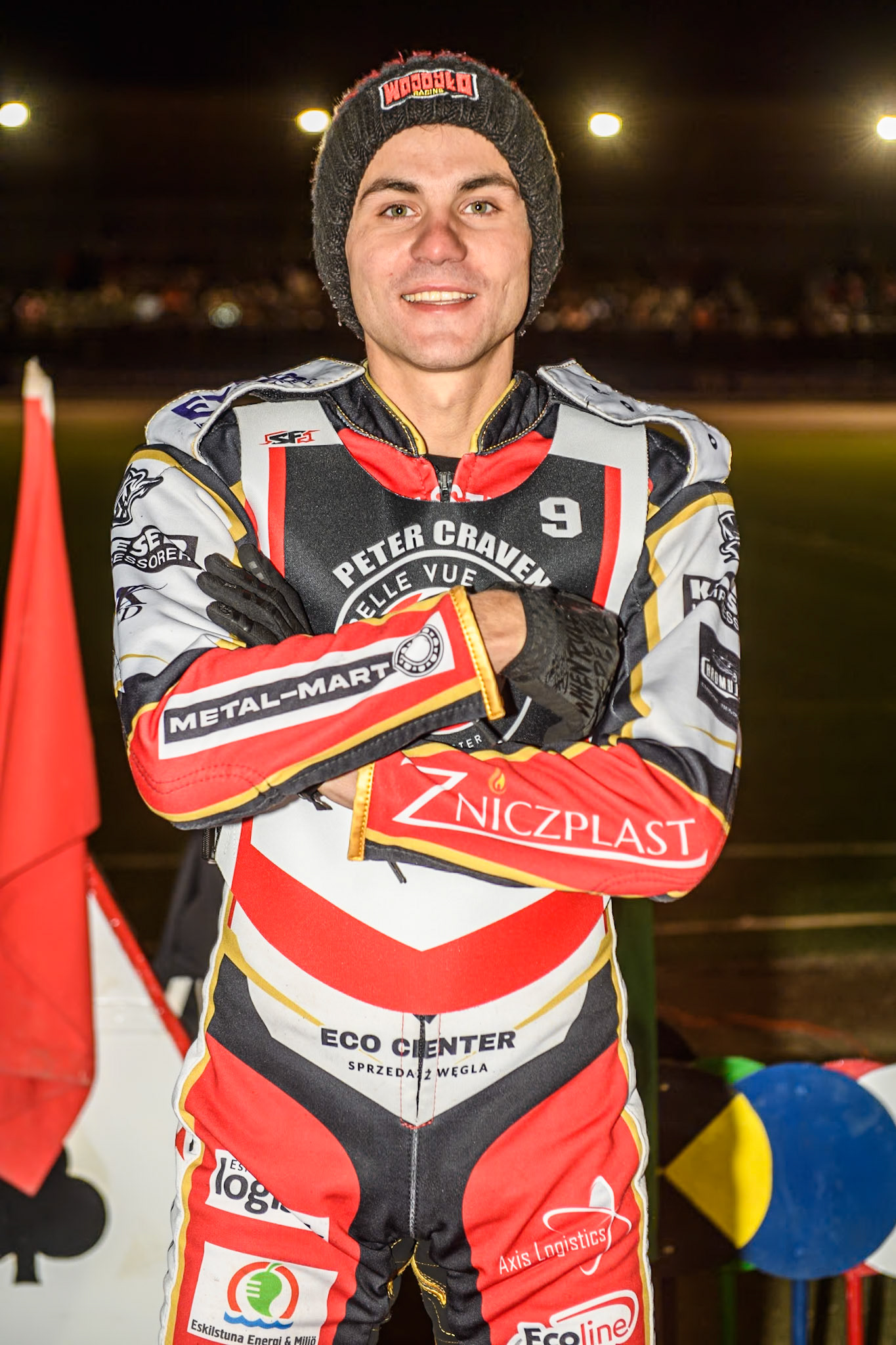 Poland's Patryk Wojdylo during the Peter Craven Memorial Trophy meeting at the National Speedway Stadium, Manchester on Monday 18th March 2024. (Photo: Ian Charles | MI News)