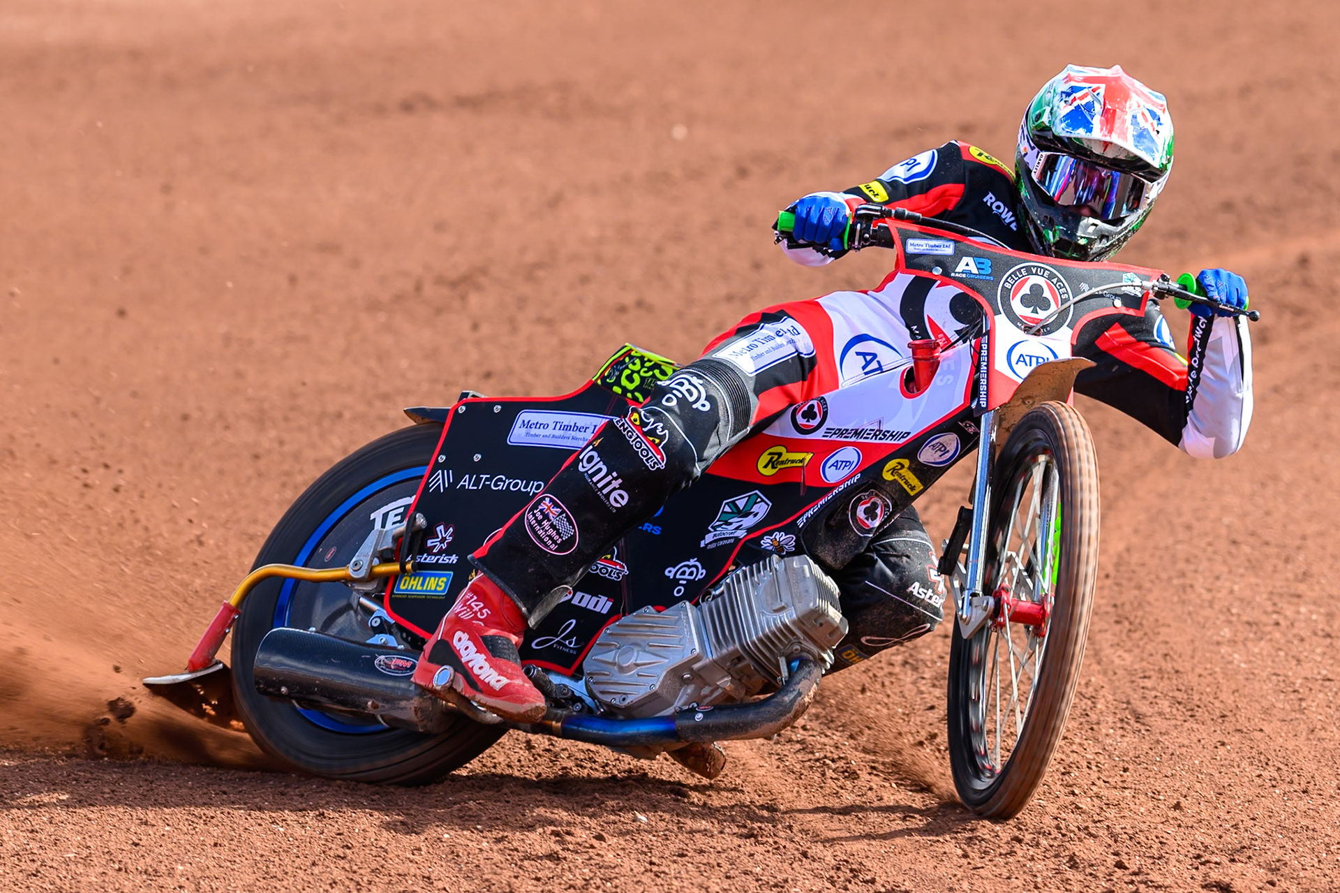 Will Cairns, Rising Star Rider of Belle Vue Aces in action during the Belle Vue Aces Media Day at the National Speedway Stadium, Manchester on Wednesday 11th March 2026. (Photo: Ian Charles | MI News)