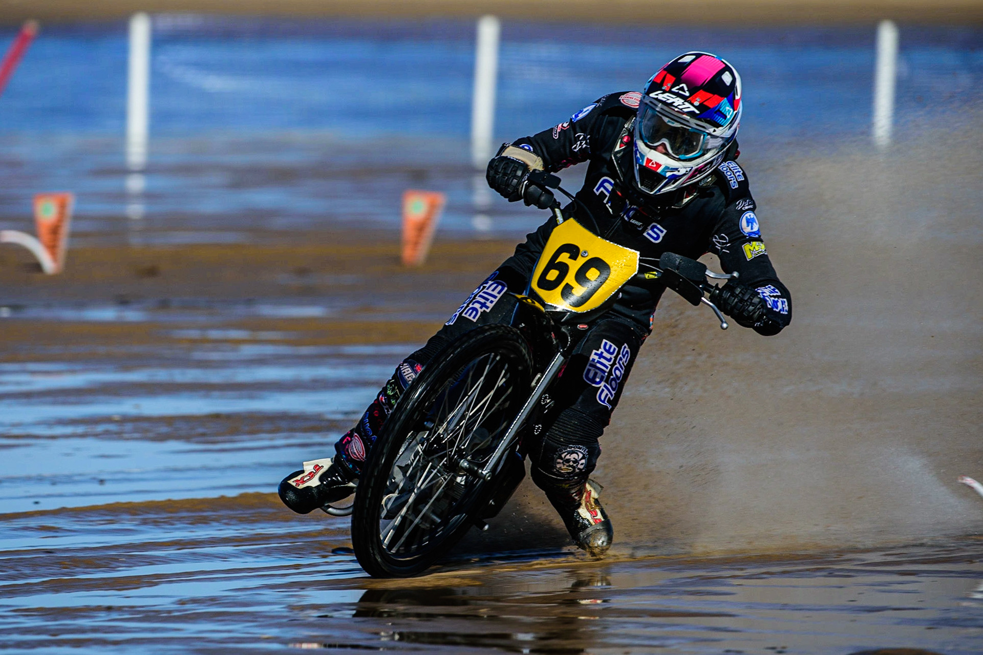 Chad Wirtzfeld (69) during the Fylde ACU British Sand Racing Masters Championship on  Sunday 2nd October 2022. (Credit: Ian Charles | MI News)
