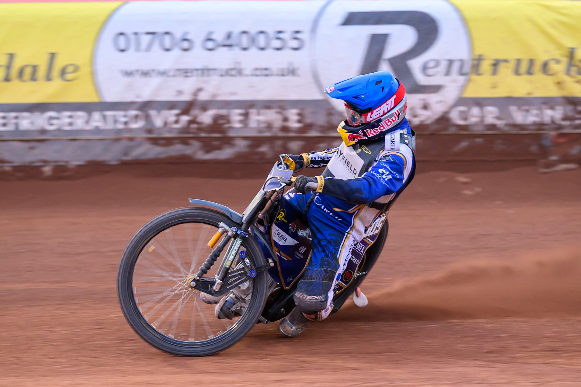 Robert Lambert (505) of Great Britain in action during the ATPI  FIM Speedway GP of Manchester at the National Speedway Stadium, Manchester on Friday 5th June 2026. (Photo: Ian Charles | MI News)