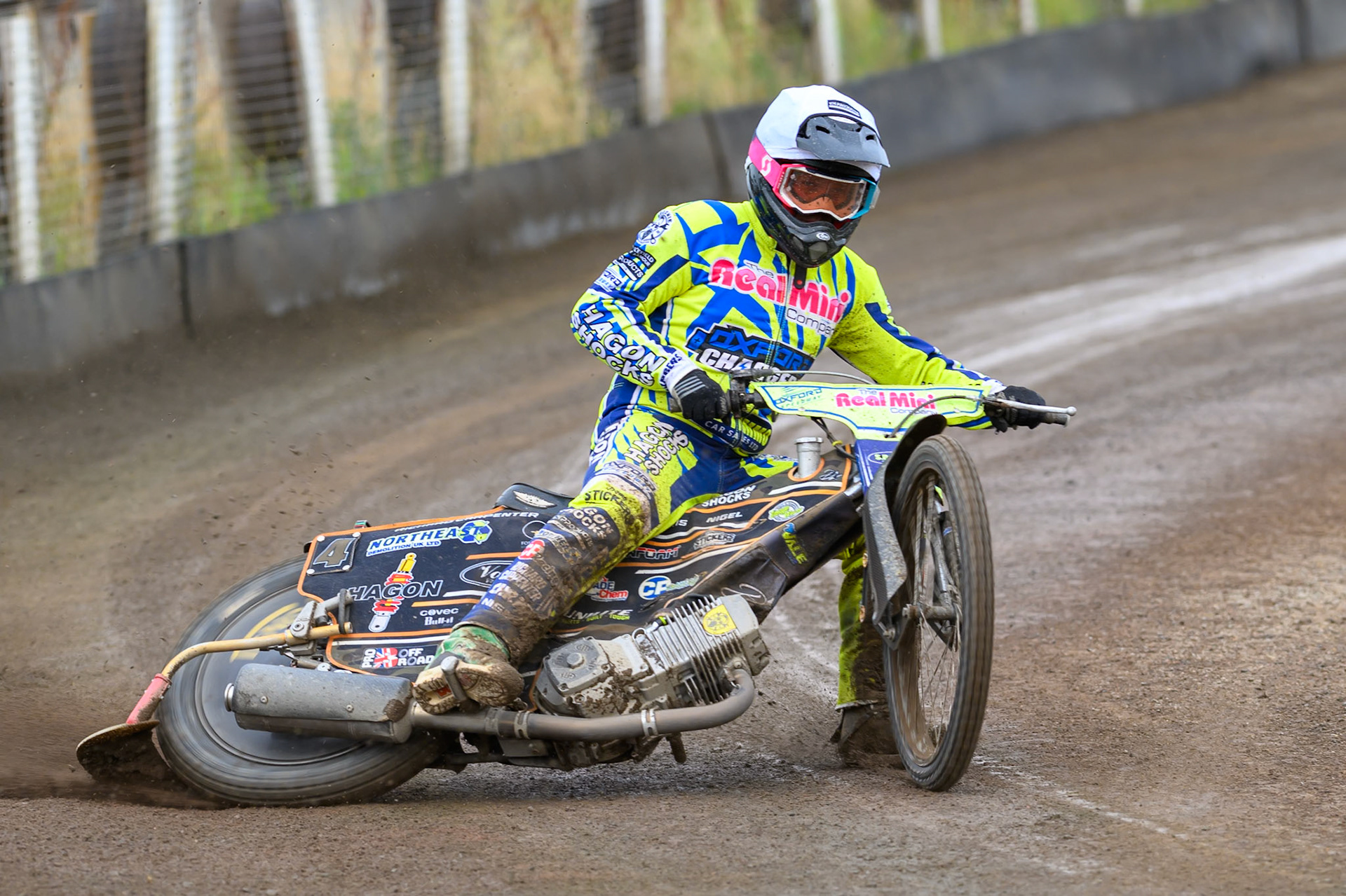 Ashton Vale of Oxford Chargers in action during the WSRA National Development League match between Buxton Bulls and Oxford Chargers at Hi-Edge Speedway, Buxton on Sunday 2nd August 2026. (Photo: Ian Charles | MI News)