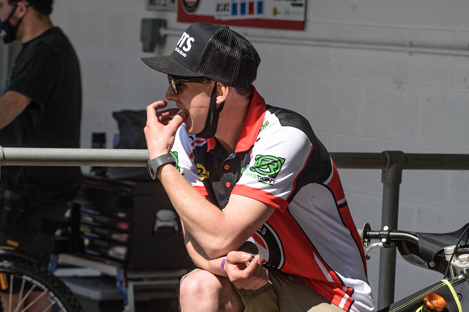 MANCHESTER, UK. MAY 31ST  Belle Vue BikeRight Aces rider Jye Etheridge  during the SGB Premiership match between Belle Vue Aces and Peterborough at the National Speedway Stadium, Manchester on Monday 31st May 2021. (Credit: Ian Charles | MI News)