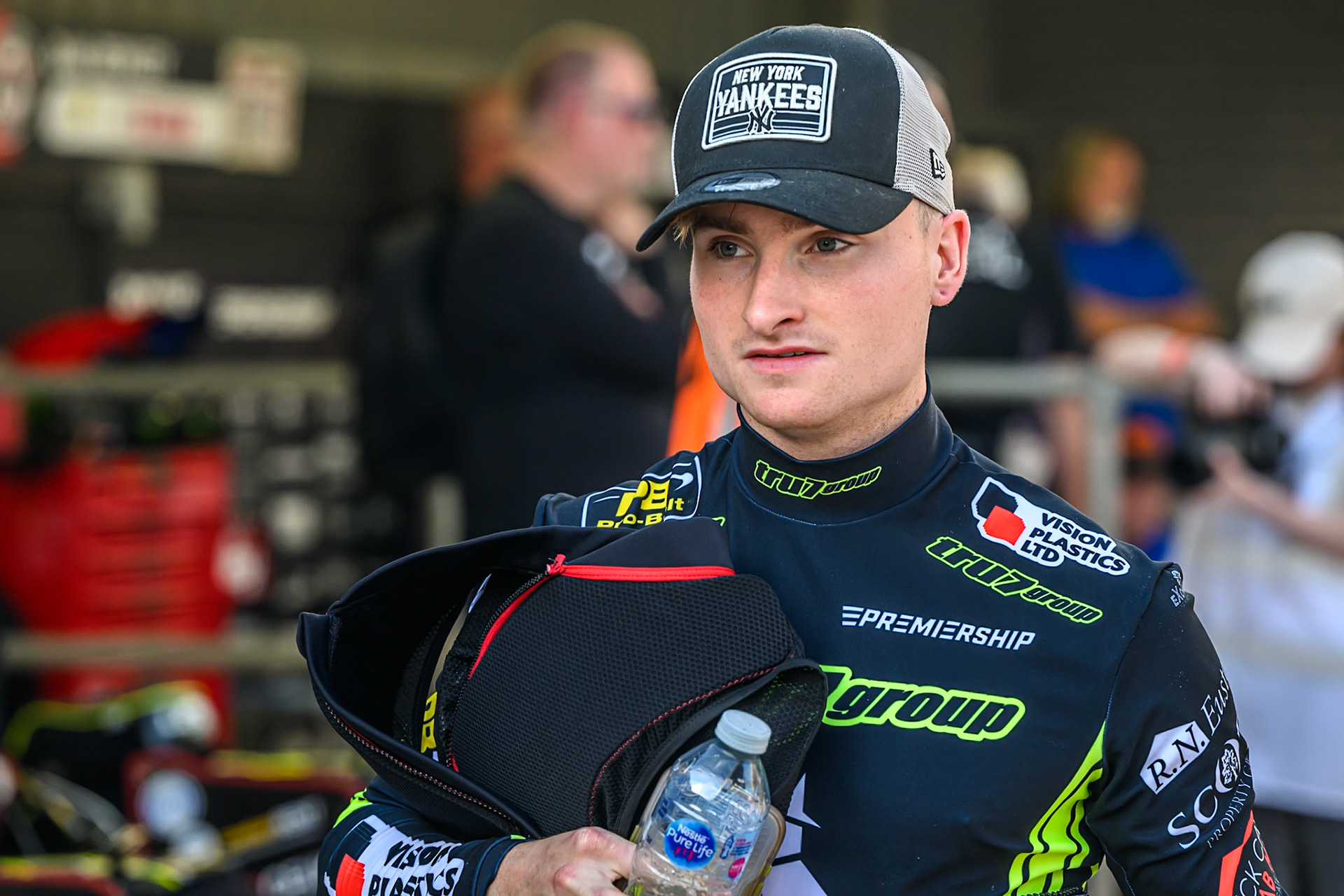 Ipswich Witches' Tom Brennan  during the Rowe Motor Oil Premiership match between Belle Vue Aces and Ipswich Witches at the National Speedway Stadium, Manchester on Monday 30th June 2025. (Photo: Ian Charles | MI News)