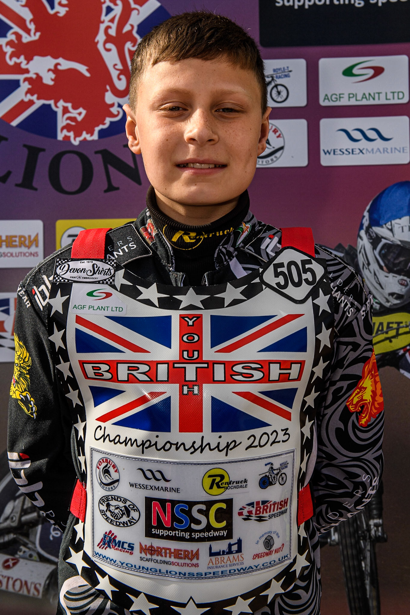 Casper Kluczniak during the British Youth Championships at the National Speedway Stadium, Manchester on Friday 12th May 2023. (Photo: Ian Charles | MI News)