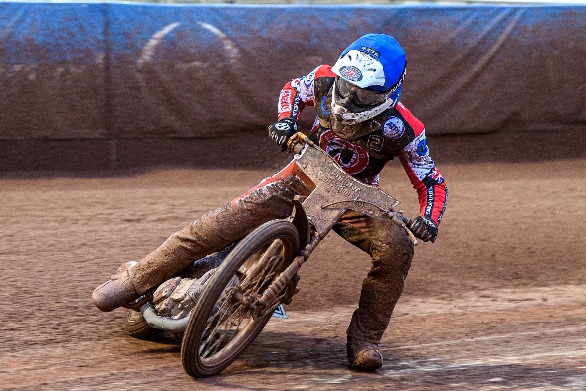 Belle Vue Colts' Jack Shimelt  in action during the WSRA National Development League match between Belle Vue Colts and Oxford Chargers at the National Speedway Stadium, Manchester on Friday 2nd August 2024. (Photo: Ian Charles | MI News)