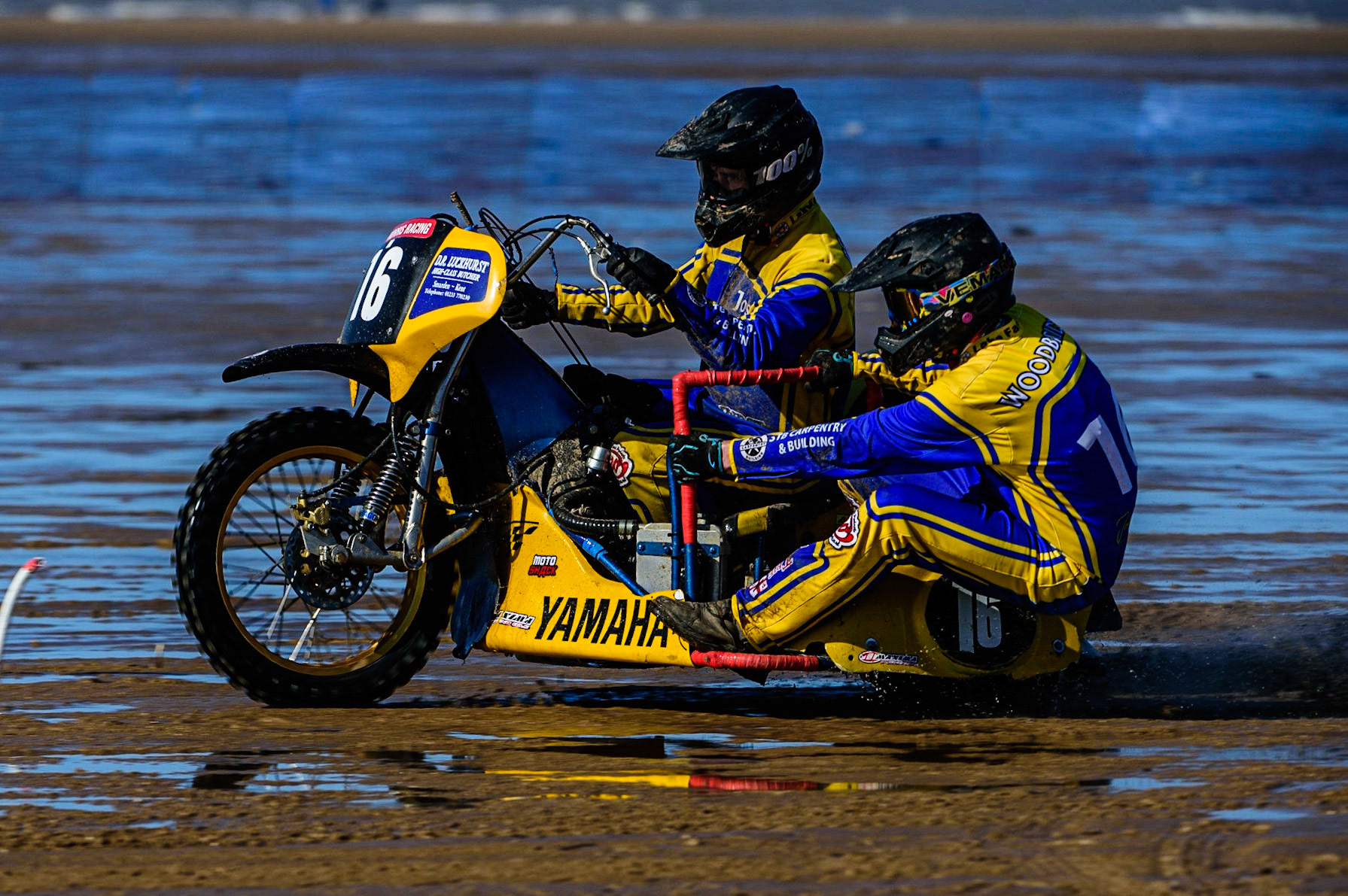 Josh Penfold &amp; Dan Woodbridge (16) during the Fylde ACU British Sand Racing Masters Championship on  Sunday 2nd October 2022. (Credit: Ian Charles | MI News)