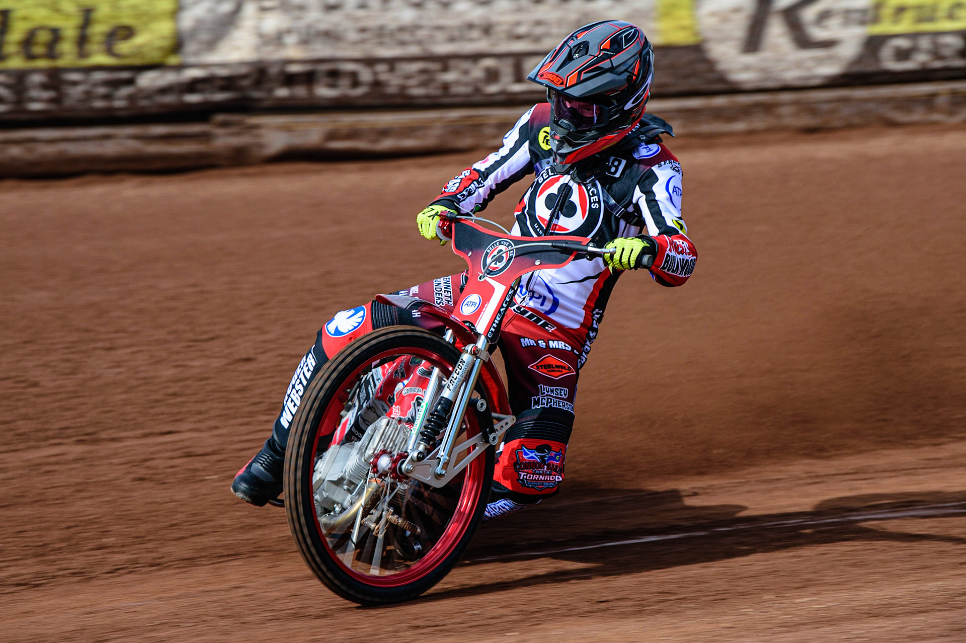 MANCHESTER, UK. MAR 14TH Connor Bailey in action during the Belle Vue Speedway Media Day at the National Speedway Stadium, Manchester on Monday 14th March 2022. (Credit: Ian Charles | MI News)