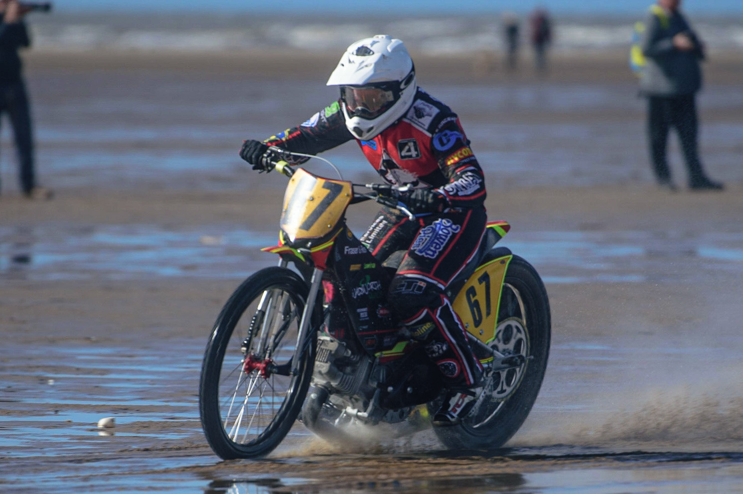Paul Bowen (67) during the Fylde ACU British Sand Racing Masters Championship on  Sunday 2nd October 2022. (Credit: Ian Charles | MI News)
