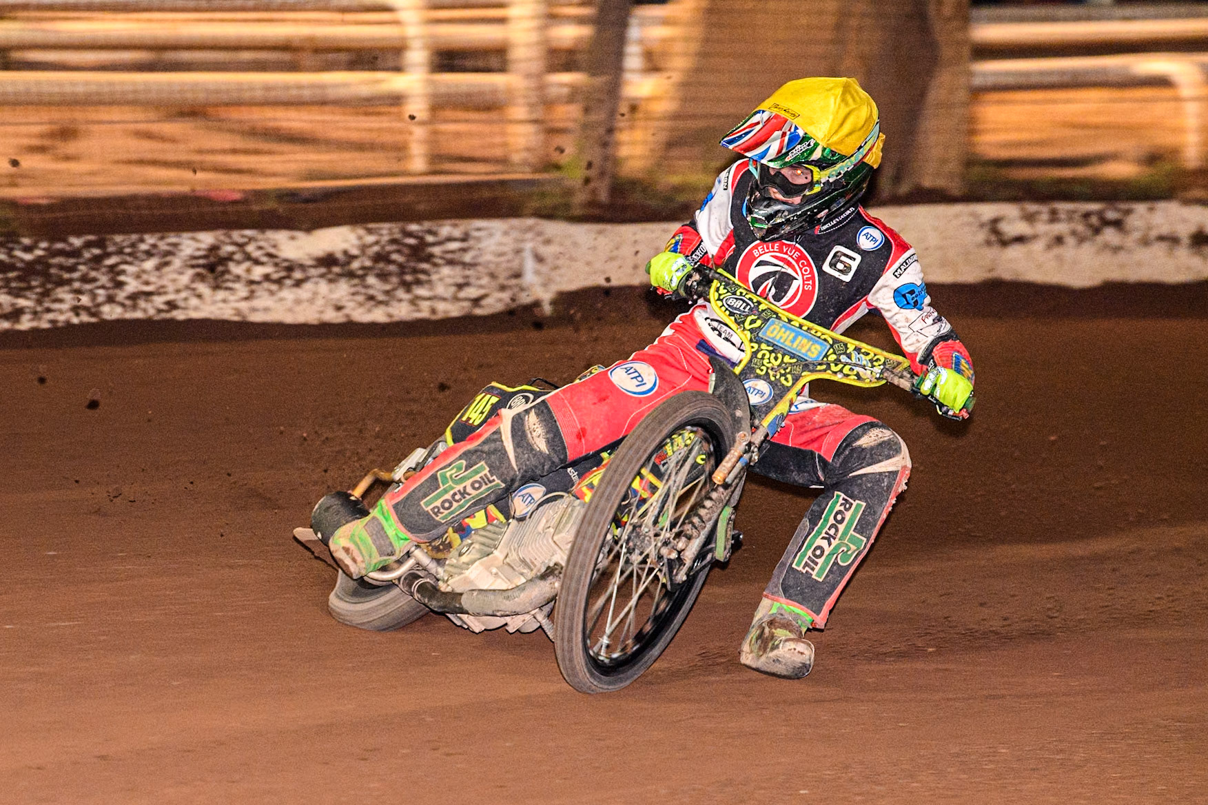 Belle Vue Colts' William Cairns  in action during the WSRA National Development League match between Sheffield Tiger Cubs and Belle Vue Colts at Owlerton Stadium, Sheffield on Thursday 12th September 2024. (Photo: Ian Charles | MI News)