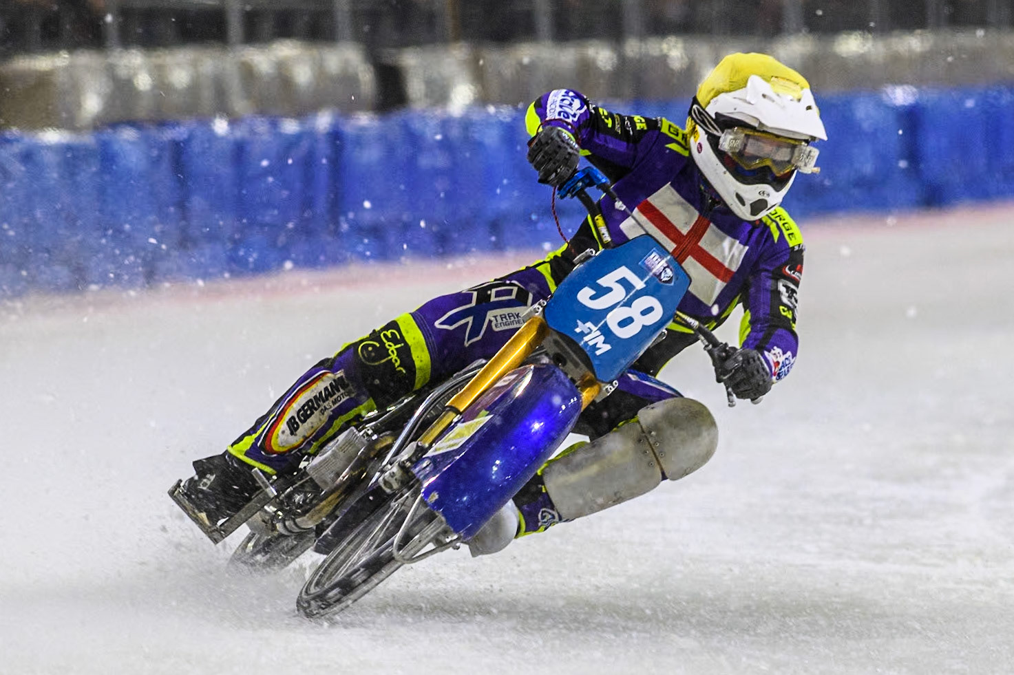 Paul Cooper of Great Britain in action during the Roelof Thijs Bokaal at Ice Rink Thialf, Heerenveen, The Netherlands on Friday 5th April 2024. (Photo: Ian Charles | MI News)