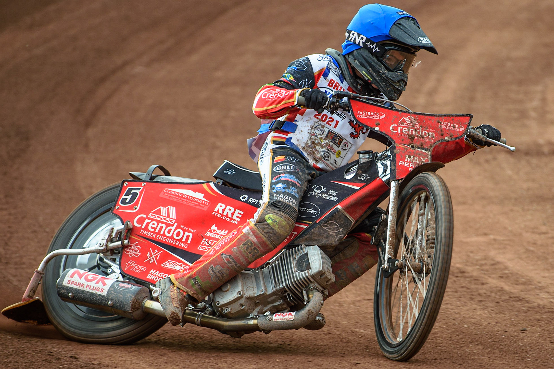 MANCHESTER, UK. MAY 28TH   Max Perry in action  during the British Junior Championship at the National Speedway Stadium, Manchester on Friday 28th May 2021. (Credit: Ian Charles | MI News)