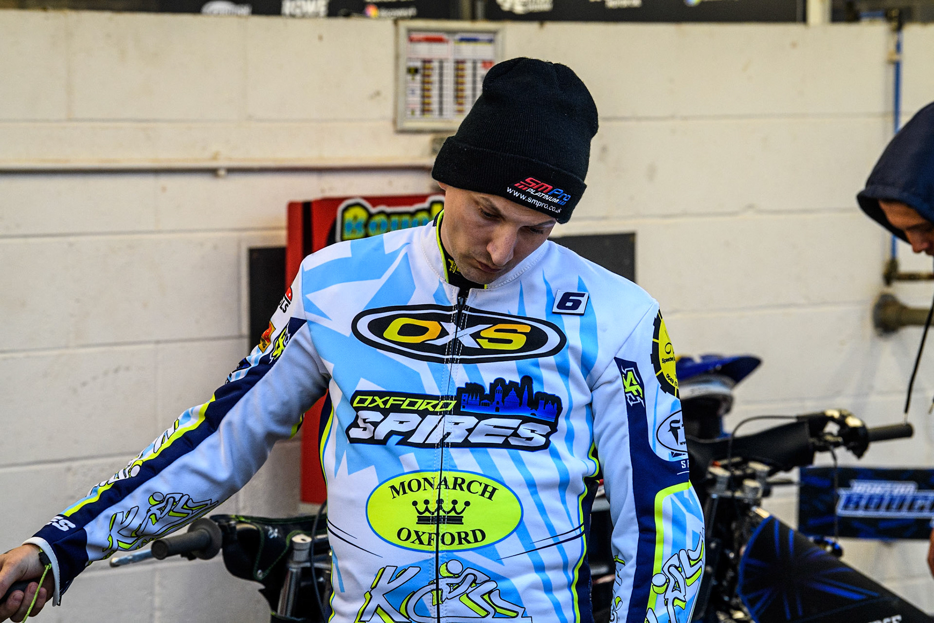 Oxford Spires' Craig Cook during the Rowe Motor Oil Premiership match between Belle Vue Aces and Oxford Spires at the National Speedway Stadium, Manchester on Monday 13th May 2024. (Photo: Ian Charles | MI News)