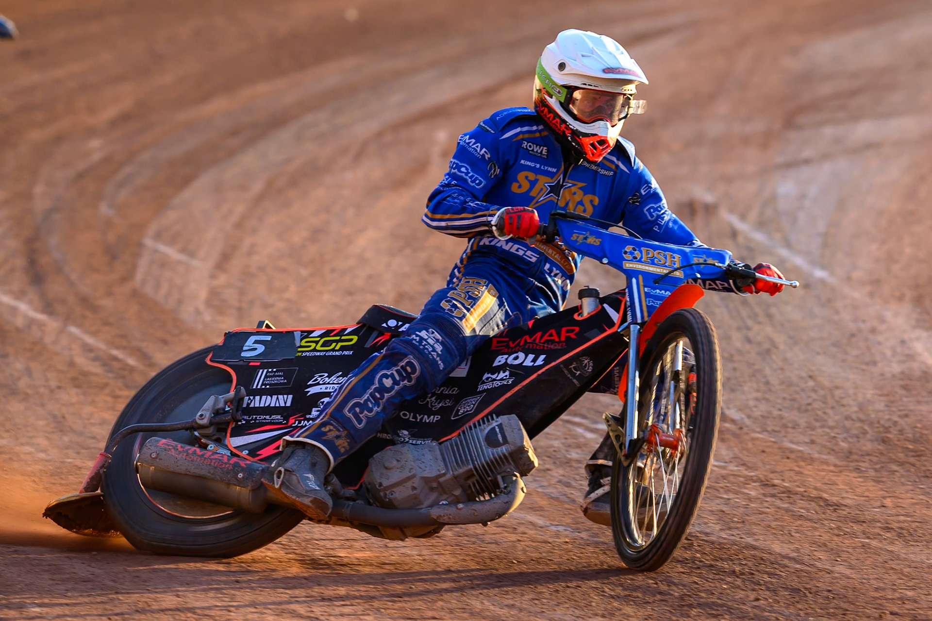 Jan Kvech of Kings Lynn Stars in action during the Rowe Motor Oil Premiership match between Belle Vue Aces and King's Lynn Stars at the National Speedway Stadium, Manchester on Monday 10th August 2026. (Photo: Ian Charles | MI News)