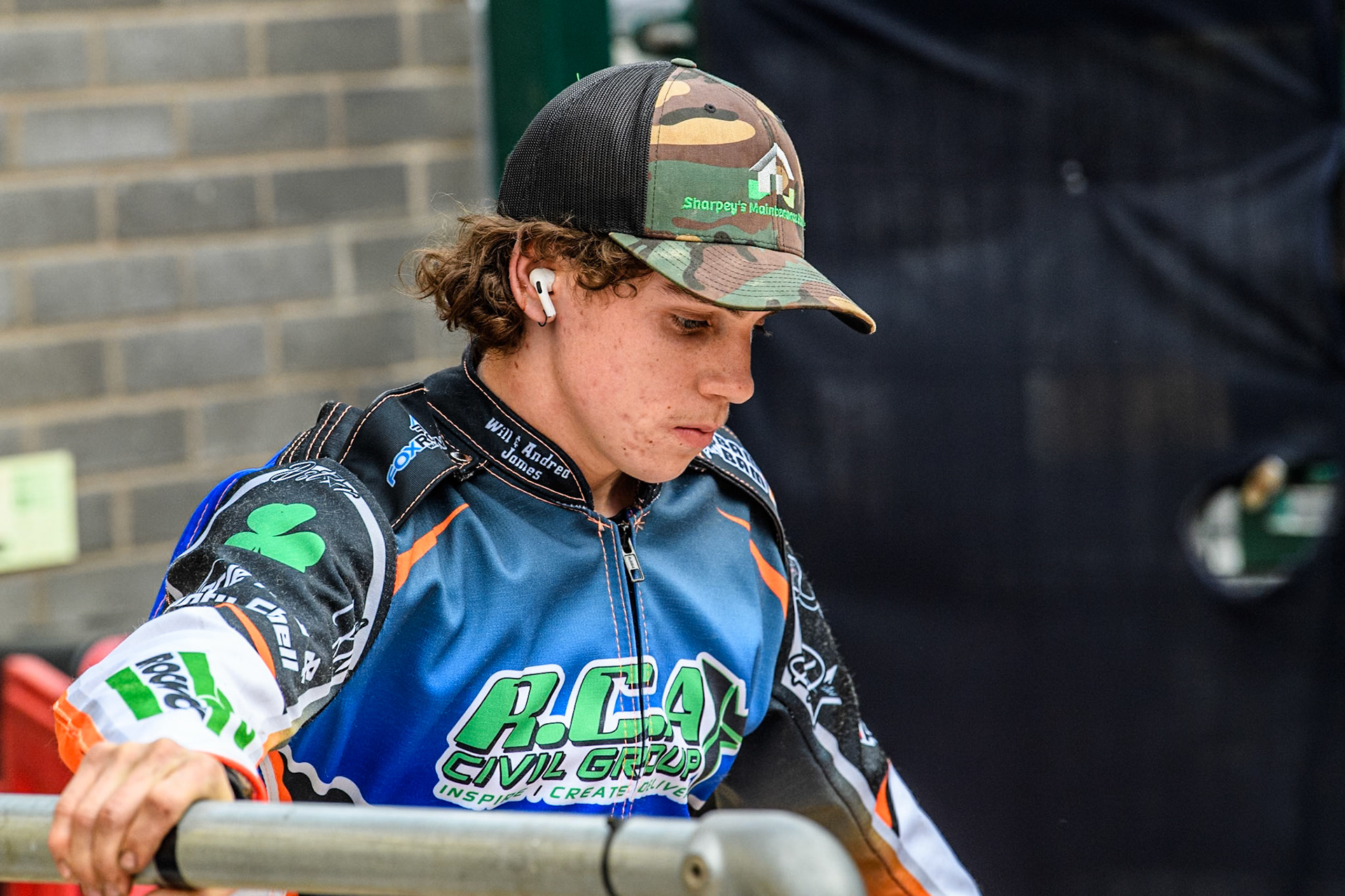 Leicester Lions' Guest rider Luke Killeen during the Rowe Motor Oil Premiership match between Belle Vue Aces and Leicester Lions at the National Speedway Stadium, Manchester on Monday 24th June 2024. (Photo: Ian Charles | MI News)