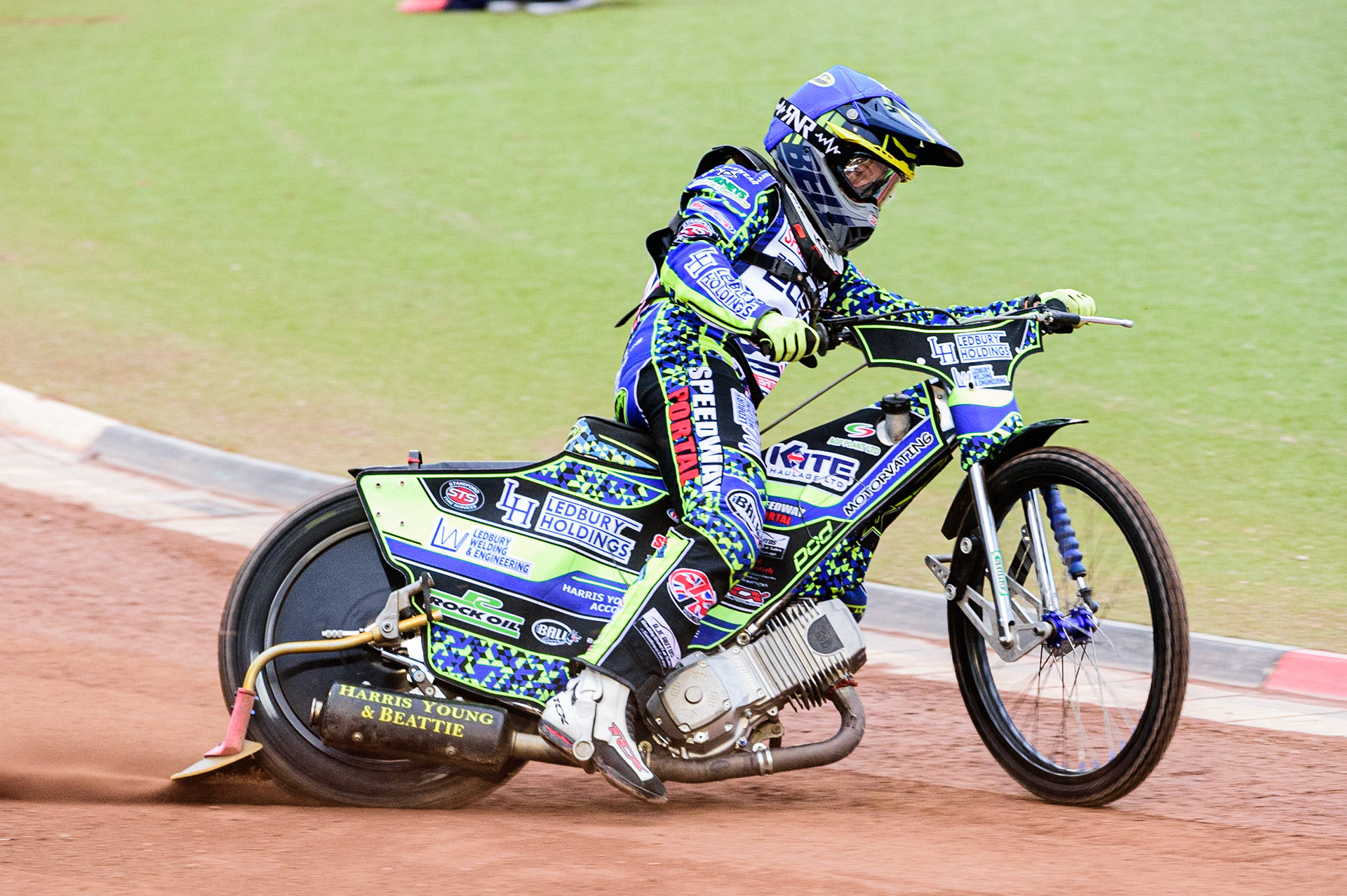 Paul Starke  in action  during the Sports Insure British Speedway Championship Final at the National Speedway Stadium, Bellevue, Manchester, England on Monday 1st August 2022. (Photo by: Ian Charles | MI News)