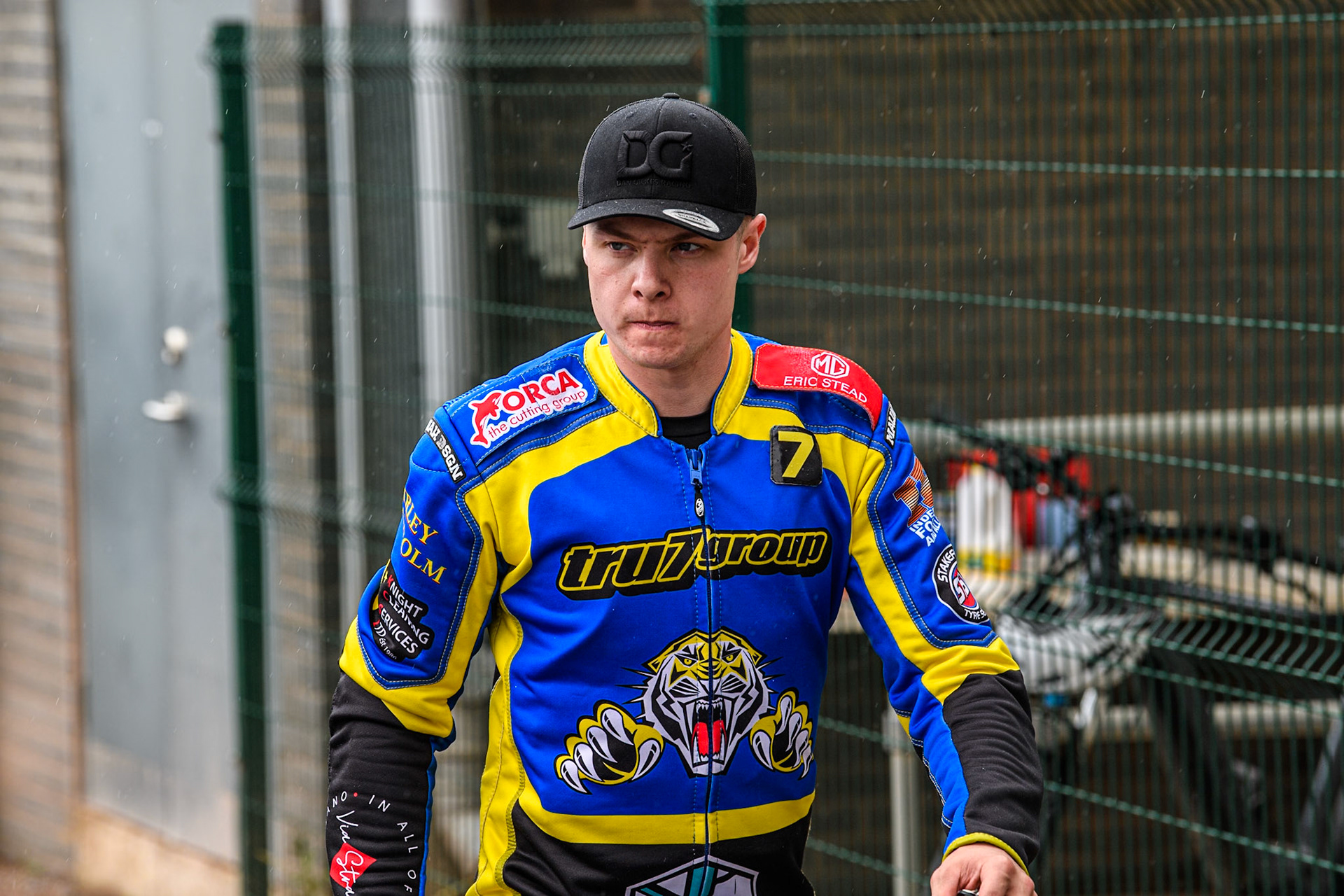 Sheffield Tigers' Dan Gilkes during the Rowe Motor Oil Premiership match between Belle Vue Aces and Sheffield Tigers at the National Speedway Stadium, Manchester on Monday 27th May 2024. (Photo: Ian Charles | MI News)