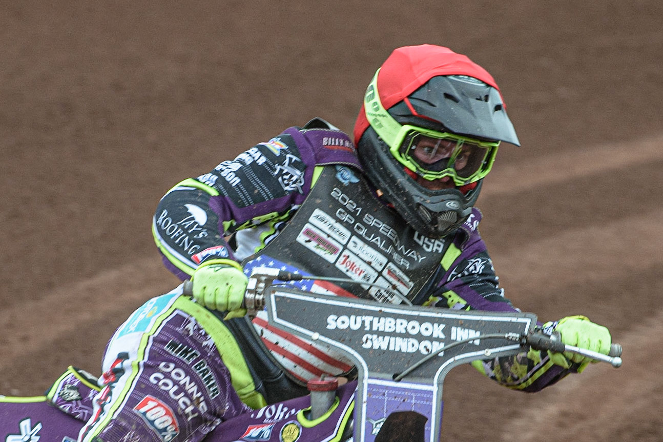 GLASGOW, UK. JUNE 19TH.  Max Ruml (USA)  during the FIM Speedway Grand Prix Qualifying Round at the Peugeot Ashfield Stadium, Glasgow on Saturday 19th June 2021. (Credit: Ian Charles | MI News)