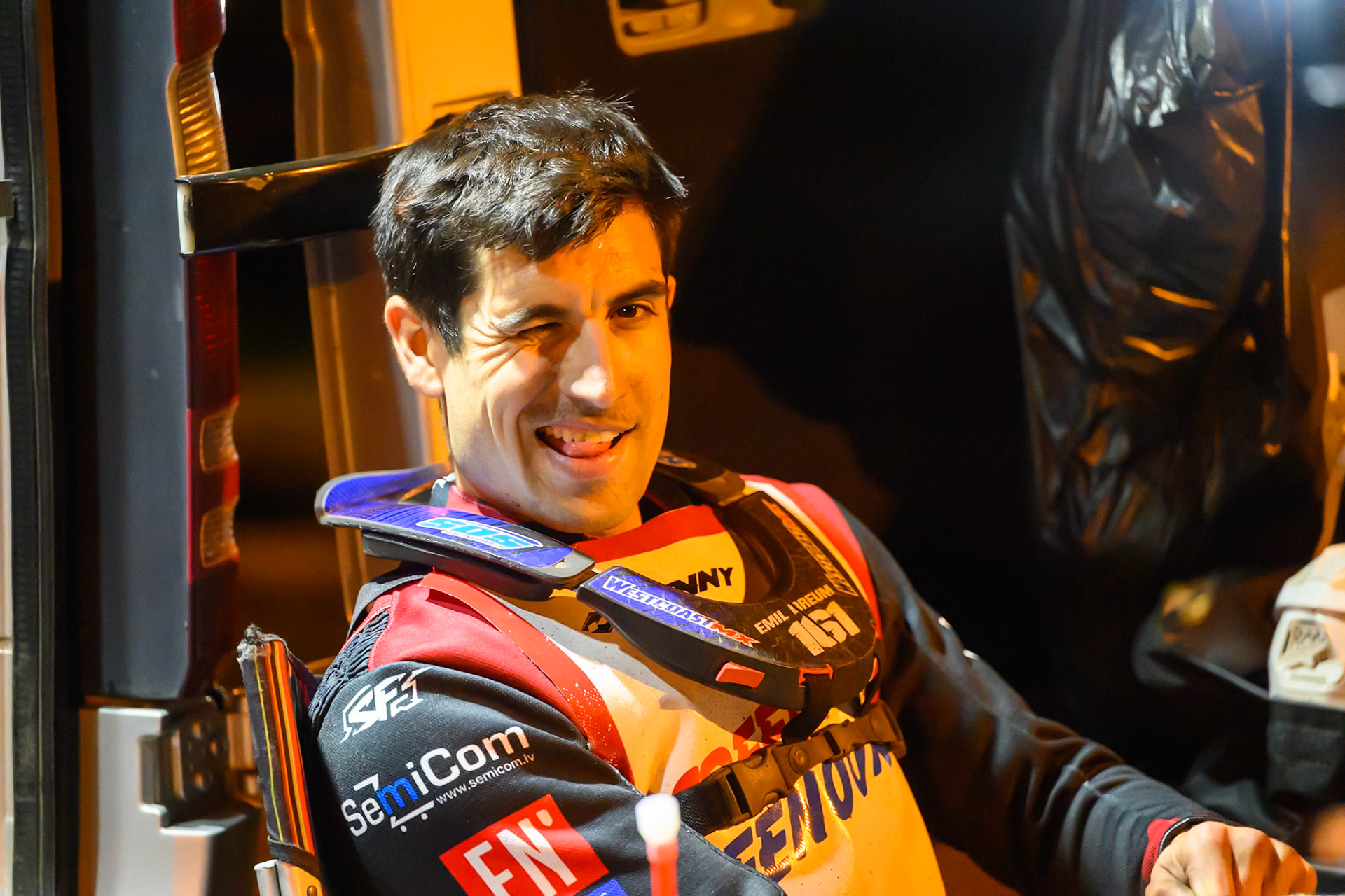 Cristian Zubillaga of Argentina during the Gouden KENNY Helm at Speedway Veenoord, Veenoord in the Netherlands on Saturday 19th September 2026. (Photo: Ian Charles | MI News)