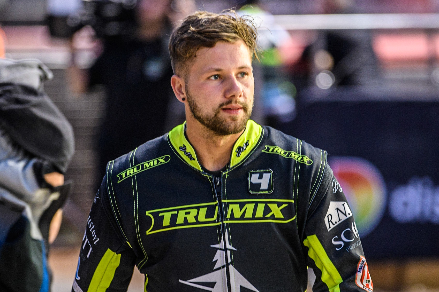 Danyon Hume - Ipswich TruMix Witches during the Sports Insure Premiership Semi Final Playoff 2nd leg match between Belle Vue Aces and Ipswich Witches at the National Speedway Stadium, Manchester on Monday 25th September 2023. (Photo: Ian Charles | MI News)