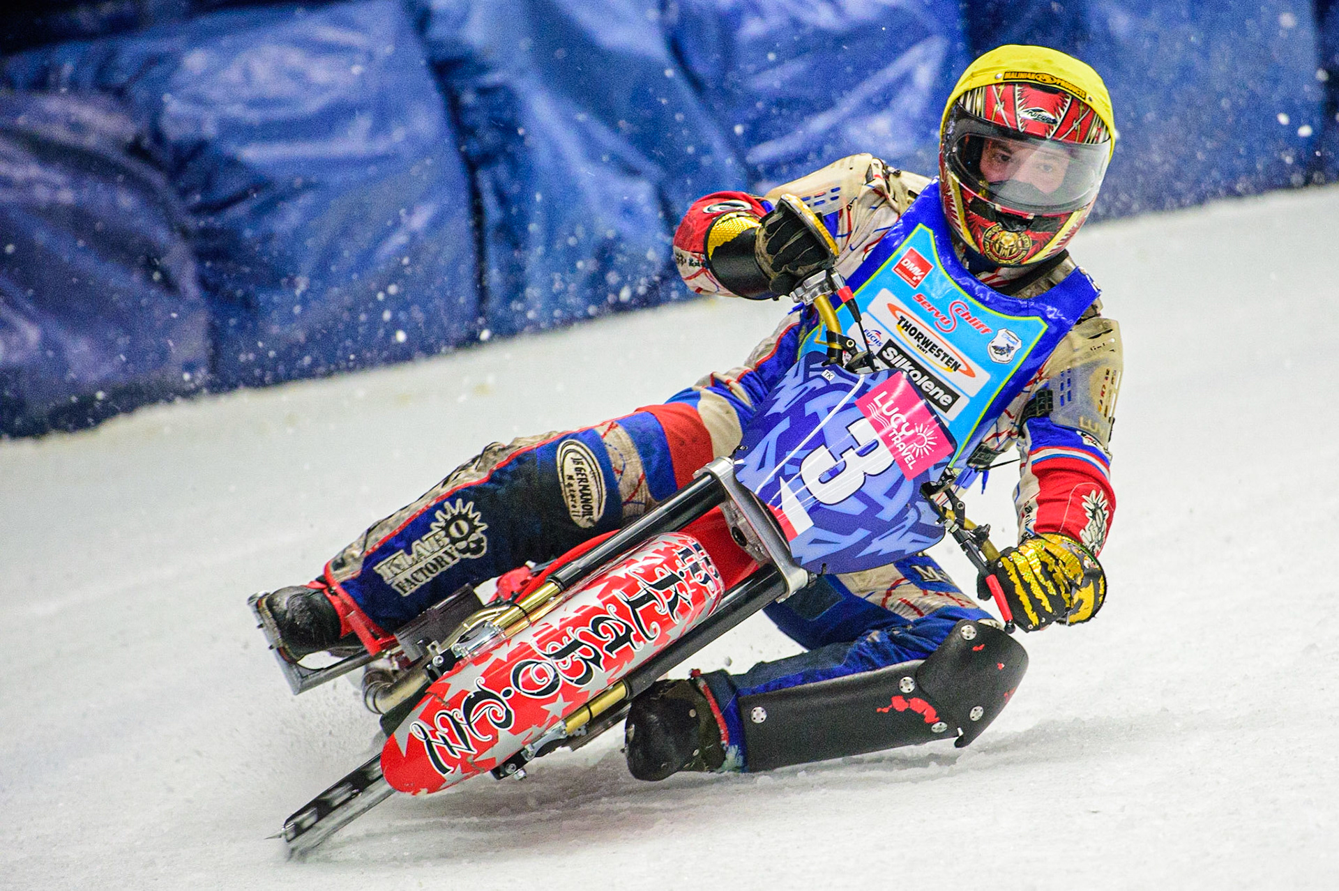Antonin Klatovsky in action during the Race of Legends at the Max-Aicher-Arena, Inzell on Friday 17th March 2023. (Photo: Ian Charles | MI News)