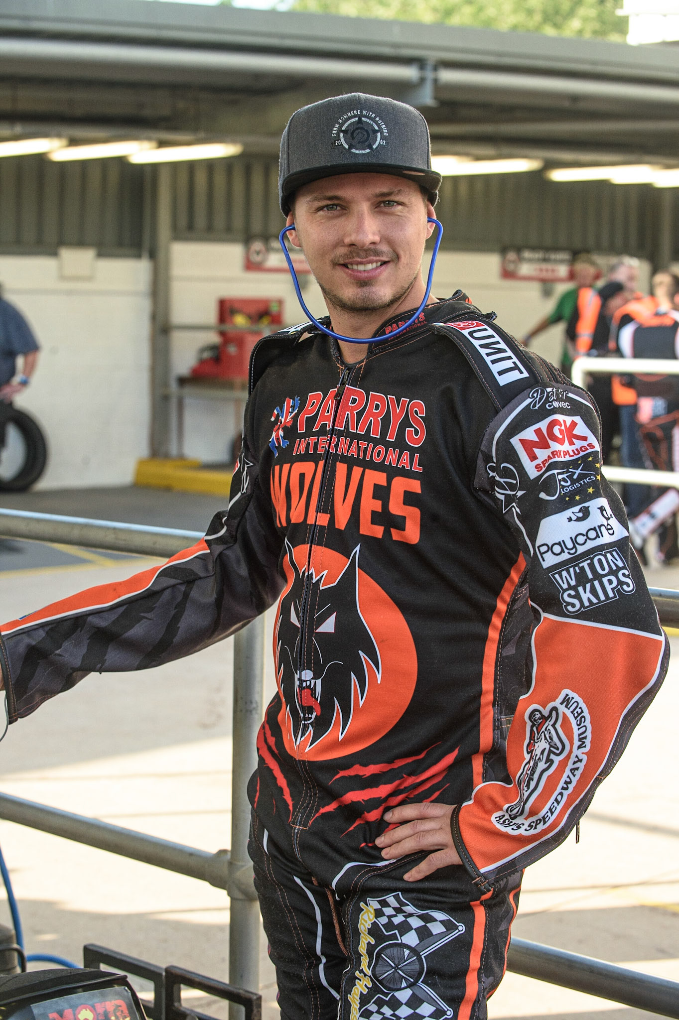 MANCHESTER, UK. JULY 15TH   Nick Morris  - Wolverhampton Parrys International Wolves  during the SGB Premiership match between Belle Vue Aces and Wolverhampton Wolves at the National Speedway Stadium, Manchester on Thursday 15th July 2021. (Credit: Ian Charles | MI News)