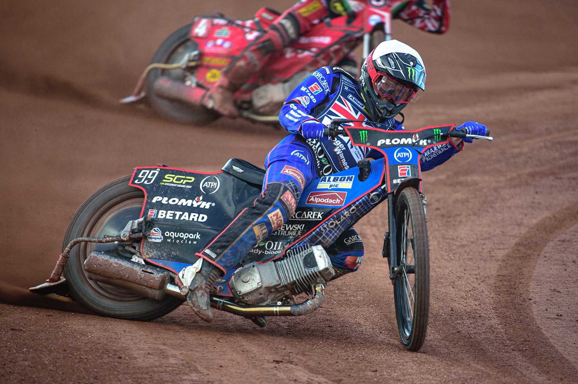 Dan Bewley (Great Britain) in action  during the FIM Speedway Grand Prix Challenge at the Peugeot Ashfield Stadium, Glasgow on Saturday 20th August 2022. (Credit: Ian Charles | MI News)