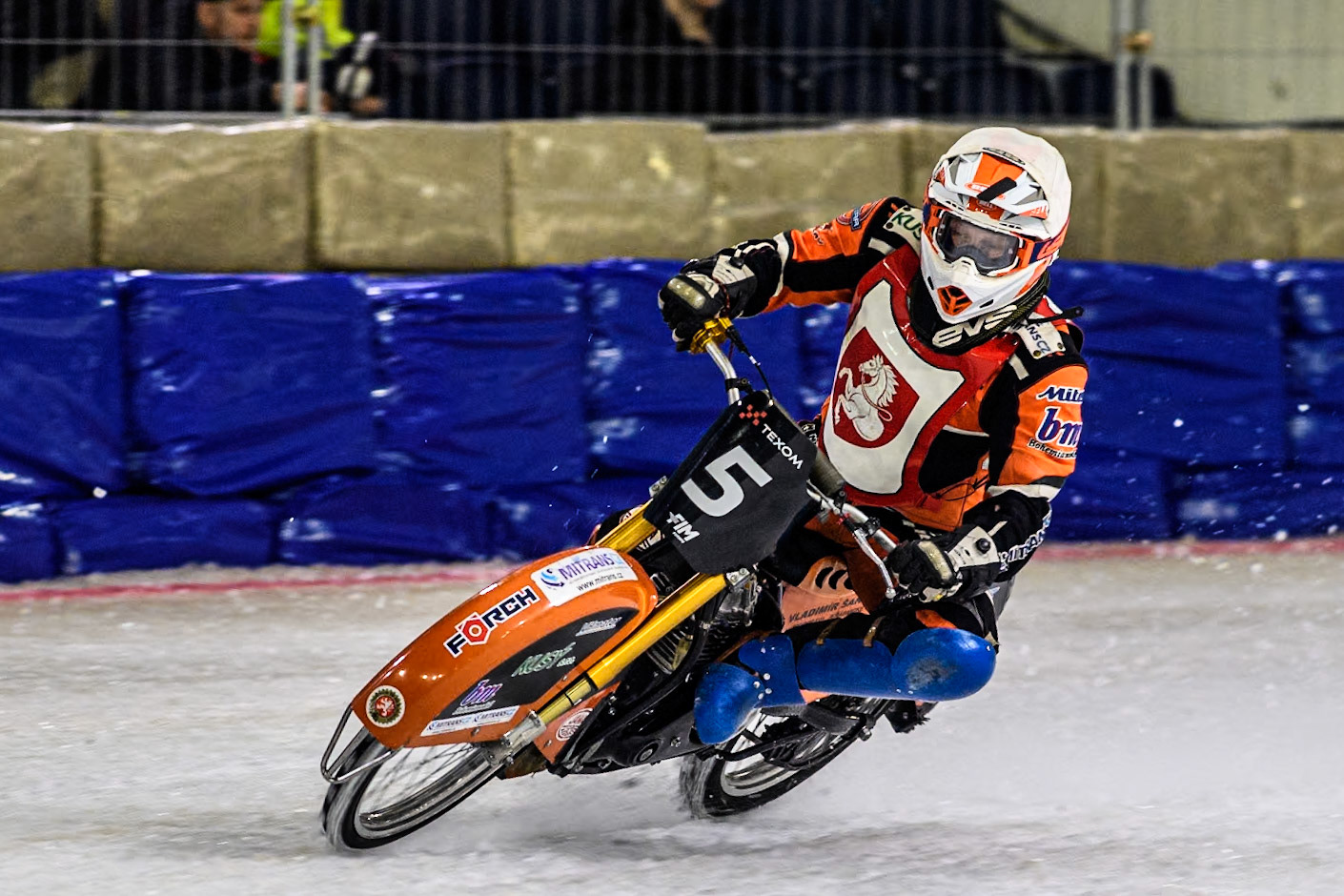 Lukáš Hutla of The Czech Republic in action during the Roelof Thijs Bokaal at Ice Rink Thialf, Heerenveen, The Netherlands on Friday 5th April 2024. (Photo: Ian Charles | MI News)