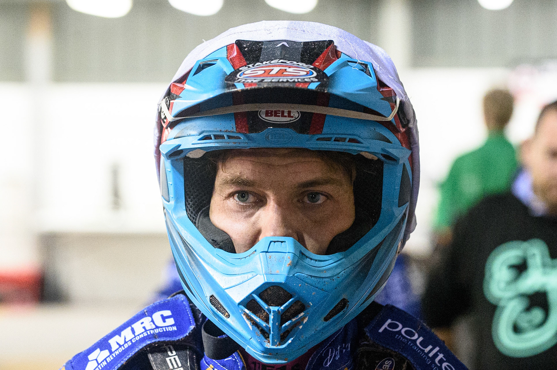 MANCHESTER, UK. SEPT 13TH  Thomas Jorgensen   during the SGB Premiership match between Belle Vue Aces and King's Lynn Stars at the National Speedway Stadium, Manchester on Monday 13th September 2021. (Credit: Ian Charles | MI News)