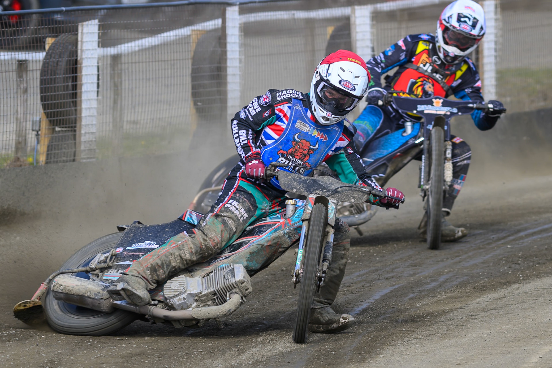 during the Challenge match between Buxton Bulls and Leicester Lion Cubs at Hi-Edge Speedway, Buxton on Sunday 26th April 2026. (Photo: Ian Charles | MI News)