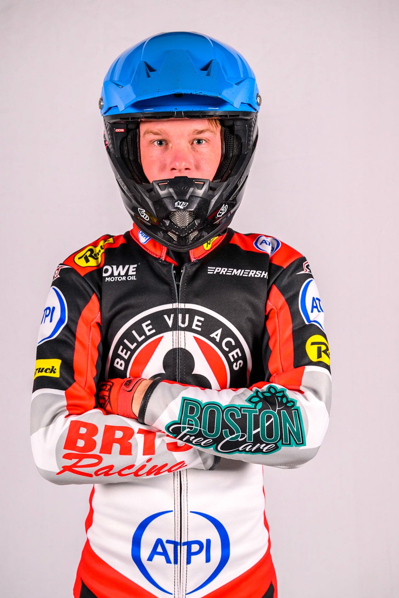 Tate Zischke of Belle Vue Aces during the Belle Vue Aces Media Day at the National Speedway Stadium, Manchester on Wednesday 11th March 2026. (Photo: Ian Charles | MI News)