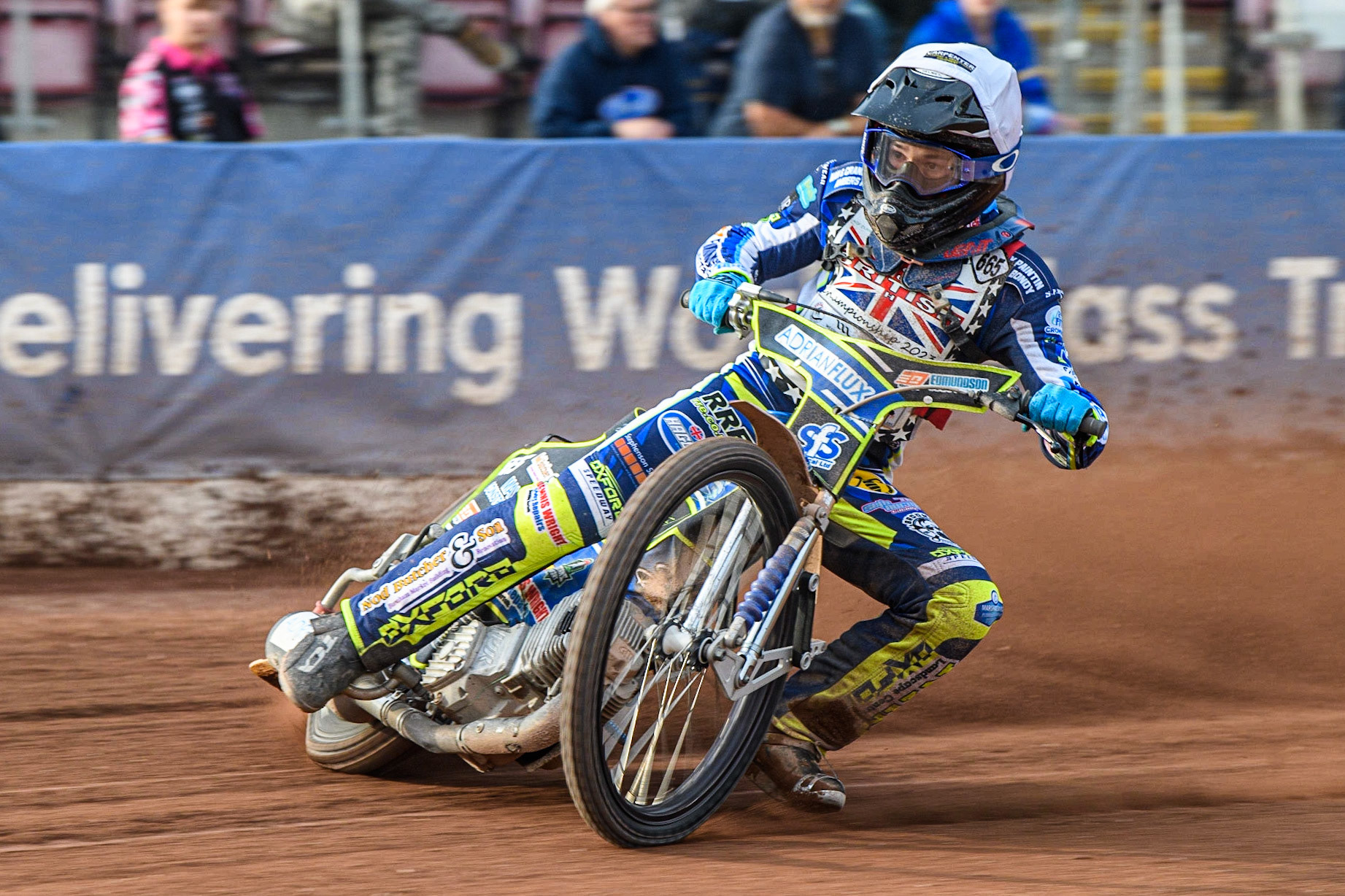 Jody Scott in action  during the British Youth Speedway Championships at the National Speedway Stadium, Manchester on Friday 21st July 2023. (Photo: Ian Charles | MI News)