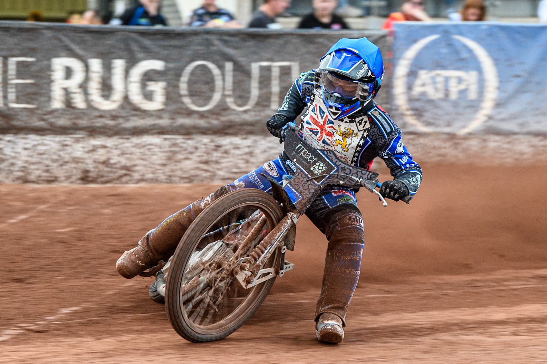 Hayden Watts (500cc)  in action during the British Youth 500cc Championships at the National Speedway Stadium, Manchester on Friday 2nd August 2024. (Photo: Ian Charles | MI News)