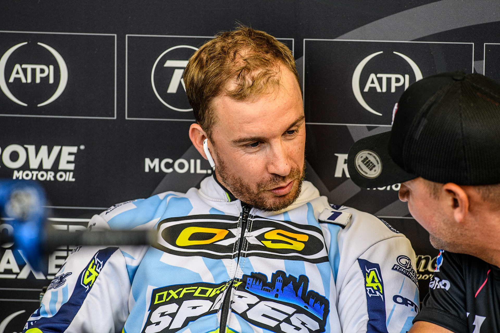 Oxford Spires' Rohan Tungate  during the Rowe Motor Oil Premiership match between Belle Vue Aces and Oxford Spires at the National Speedway Stadium, Manchester on Monday 22nd July 2024. (Photo: Ian Charles | MI News)