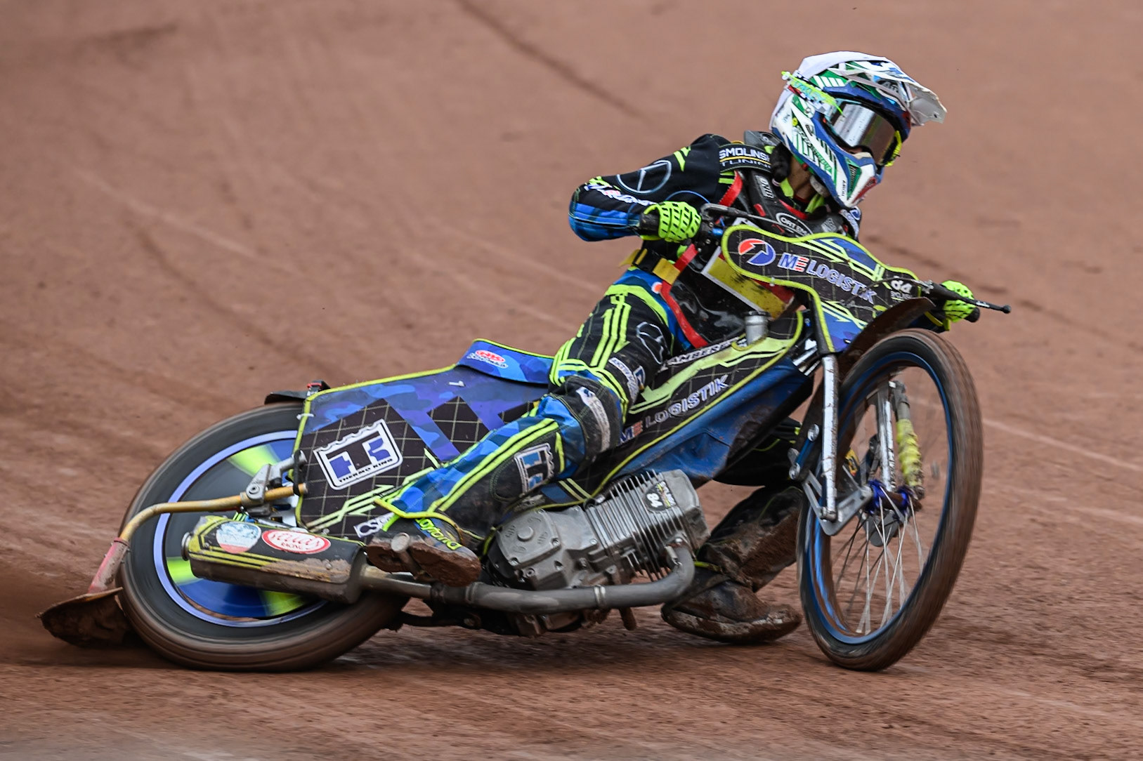 Patricia Erhart of Germany in action during the FIM SGP2 Qualifying Round at the Peugeot Ashfield Stadium in Glasgow on Saturday 24th May 2025. (Photo: Ian Charles | MI News)