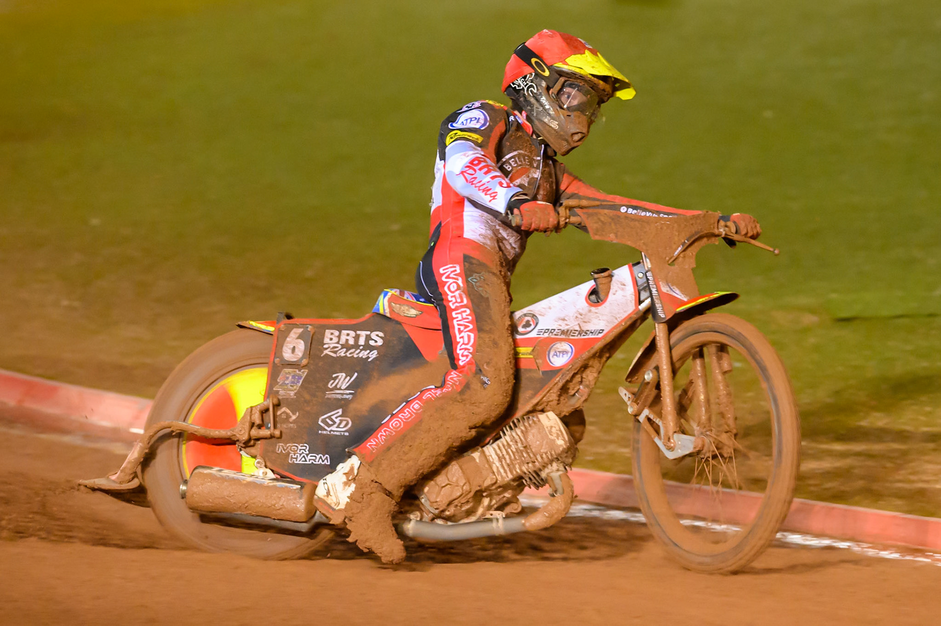 Jye Etheridge of Sheffield Tigers in action during the Rowe Motor Oil Premiership Grand Final 2nd Leg between Belle Vue Aces and Sheffield Tigers at the National Speedway Stadium, Manchester on Friday 16th October 2026. (Photo: Ian Charles | MI News)