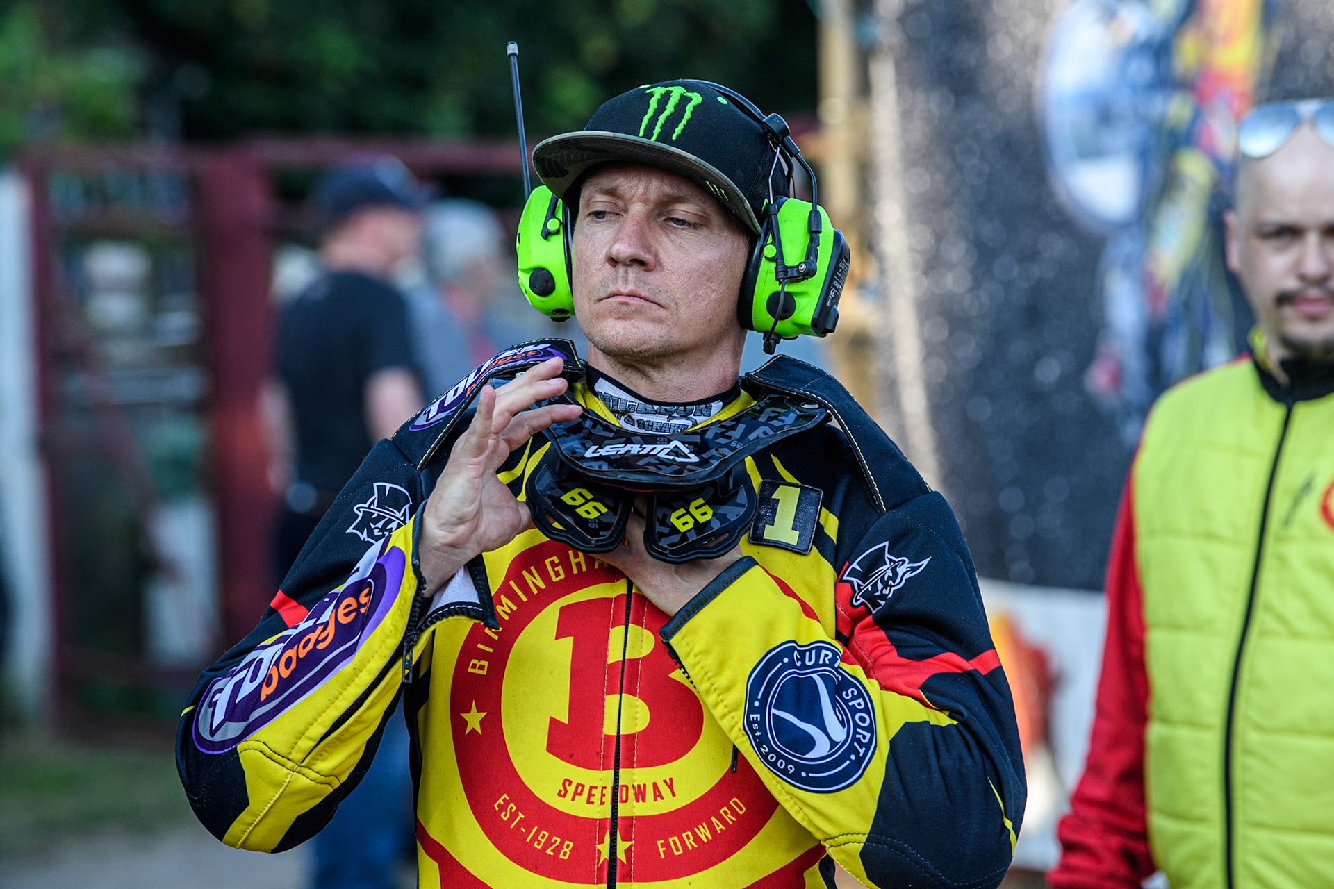 Birmingham Brummies' Freddie Lindgren during the Rowe Motor Oil Premiership match between Birmingham Brummies and Belle Vue Aces at Perry Bar Stadium, Birmingham on Monday 29th July 2024. (Photo: Ian Charles | MI News)