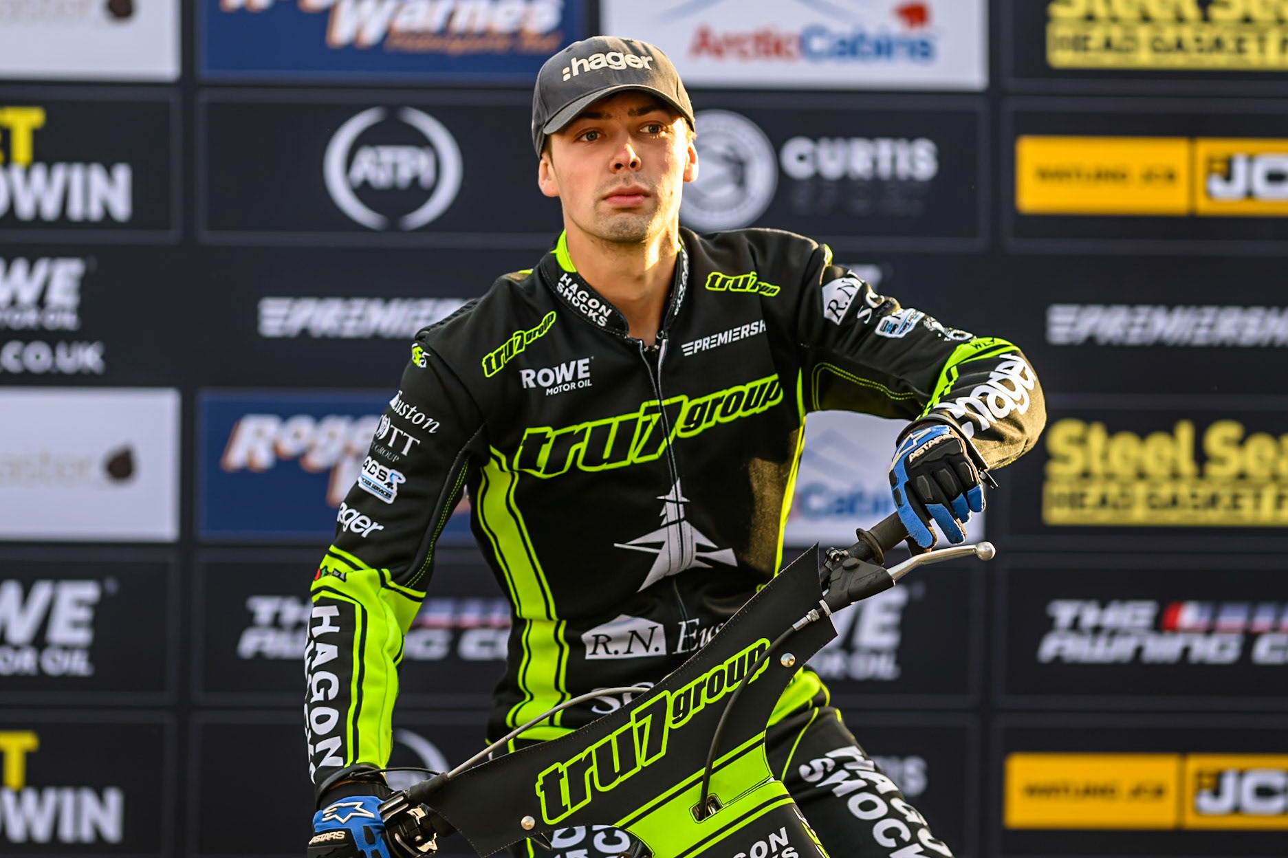 Jason Edwards of Ipswich Witches  during the Rowe Motor Oil Premiership match between Belle Vue Aces and Ipswich Witches at the National Speedway Stadium, Manchester on Monday 4th August 2025. (Photo: Ian Charles | MI News)