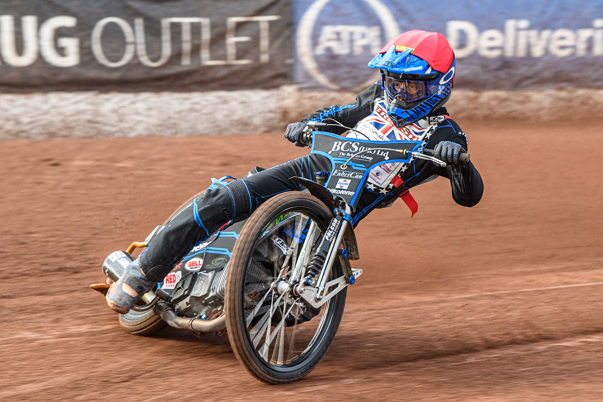 Ashton Boughen in action  during the British Youth Speedway Championships at the National Speedway Stadium, Manchester on Friday 21st July 2023. (Photo: Ian Charles | MI News)