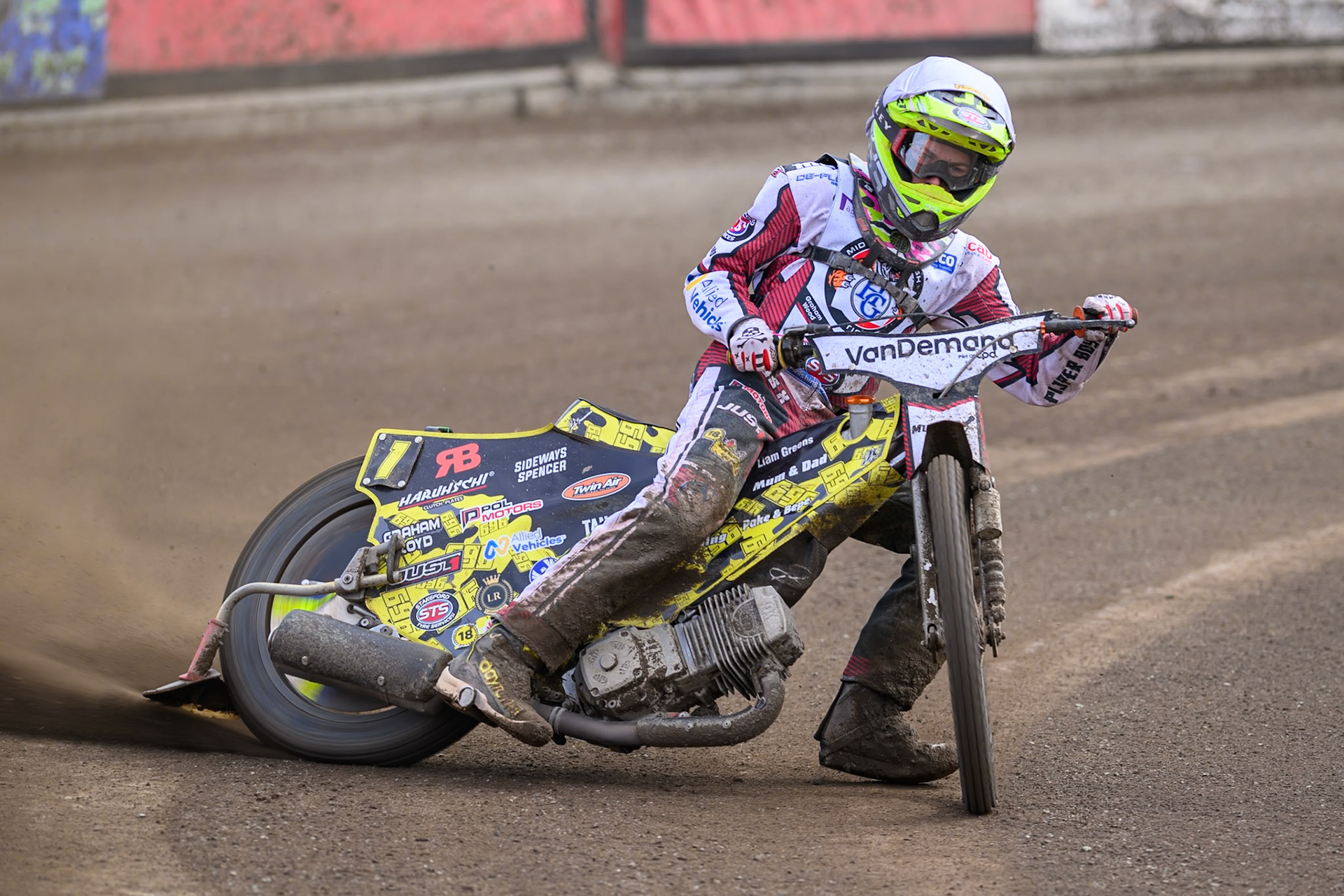 Ace Pijper of Middlesborough Tigers in action during the WSRA National Development League match  between Buxton Bulls and Middlesborough Tigers at Hi-Edge Speedway, Buxton on Sunday 16th August 2026. (Photo: Ian Charles | MI News)