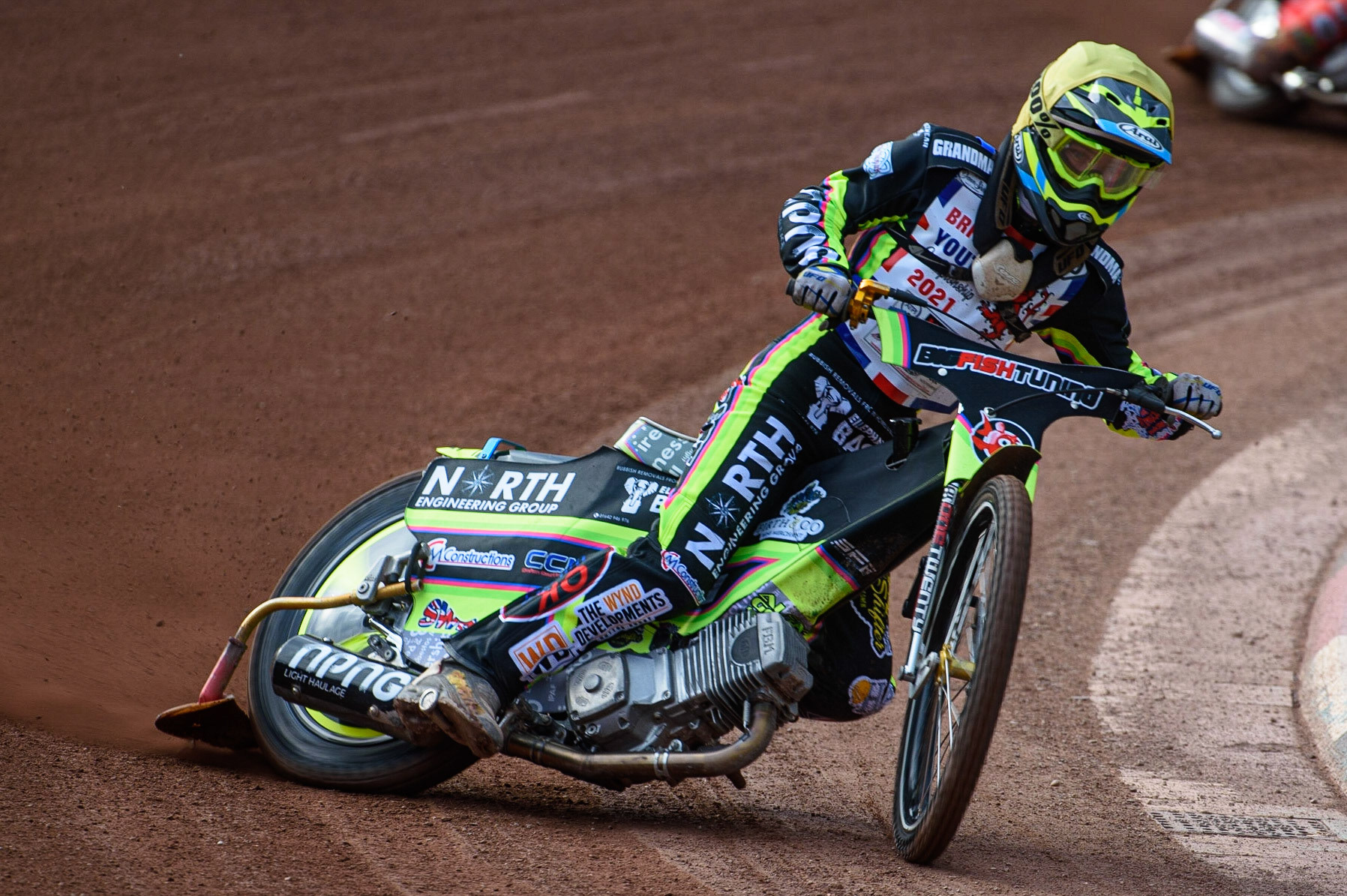 MANCHESTER, UK. MAY 28TH   Alex Goldsborough  in action  during the British Junior Championship at the National Speedway Stadium, Manchester on Friday 28th May 2021. (Credit: Ian Charles | MI News)