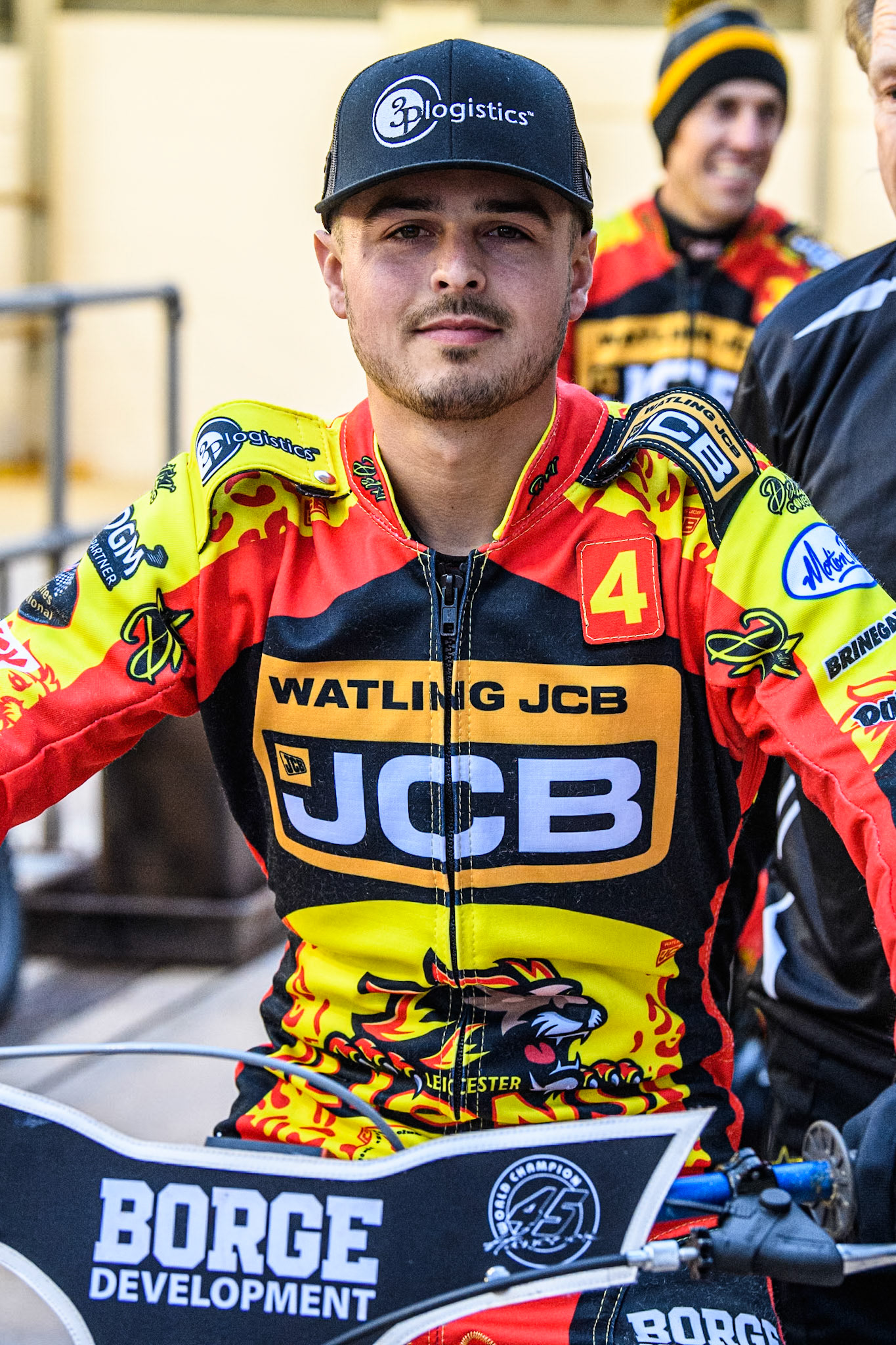 Luke Becker of Leicester Lions during the Rowe Motor Oil Premiership match between Belle Vue Aces and Leicester Lions at the National Speedway Stadium, Manchester on Saturday 6th April 2024. (Photo: Ian Charles | MI News)