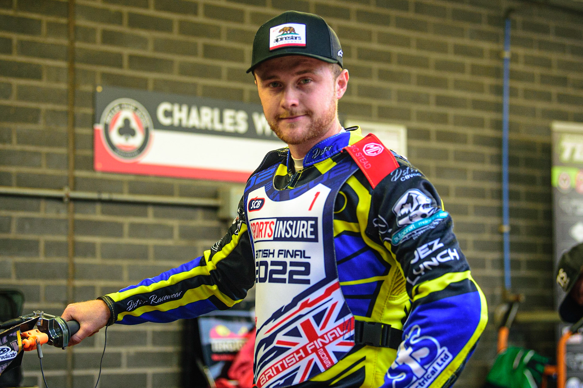Connor Mountain warms up his bike during the Sports Insure British Speedway Championship Final at the National Speedway Stadium, Bellevue, Manchester, England on Monday 1st August 2022. (Photo by: Ian Charles | MI News)