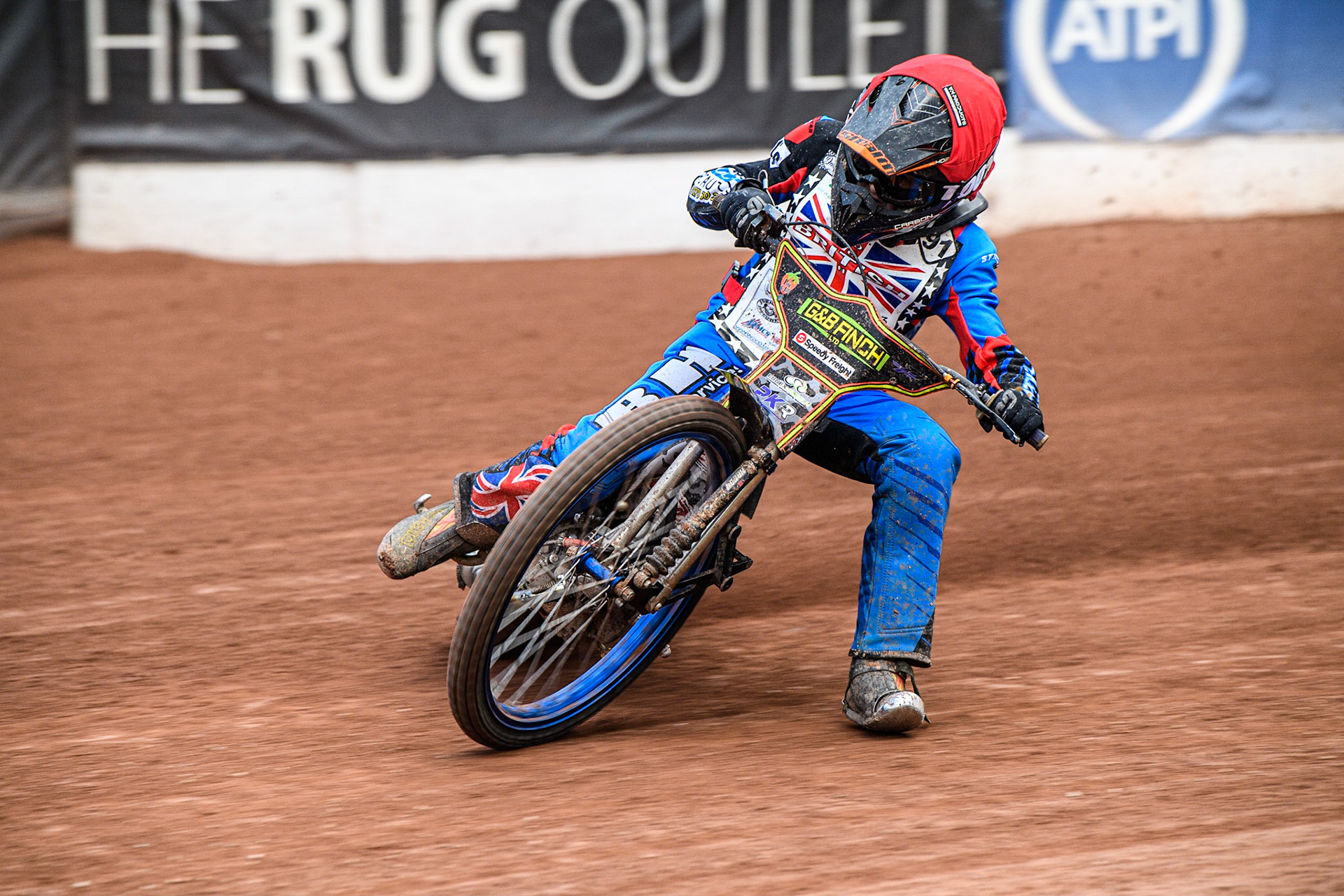 Oliver Binns  in action  during the British Youth Championships at the National Speedway Stadium, Manchester on Friday 12th May 2023. (Photo: Ian Charles | MI News)